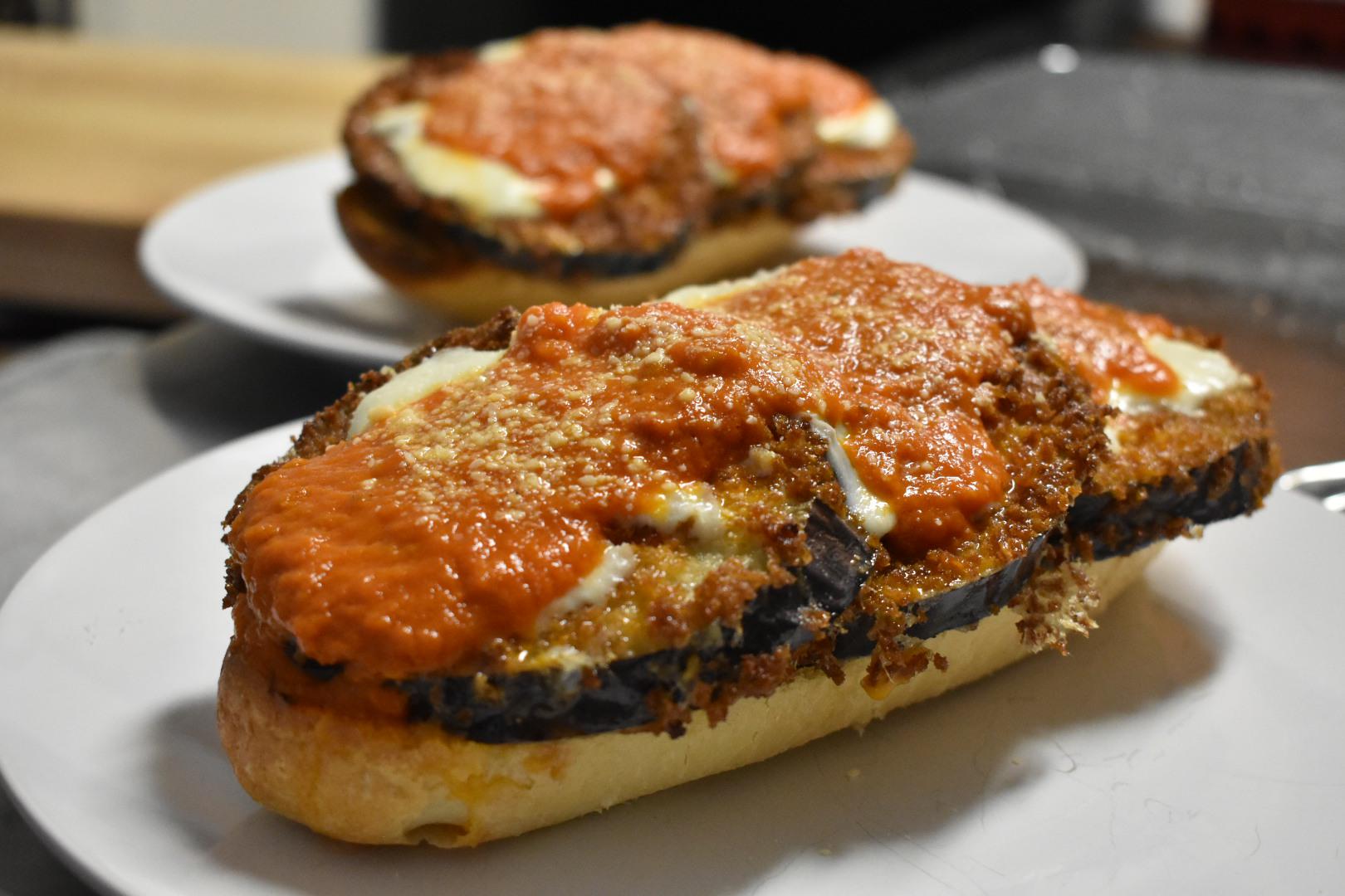 Eggplant Parm Hero r/bingingwithbabish