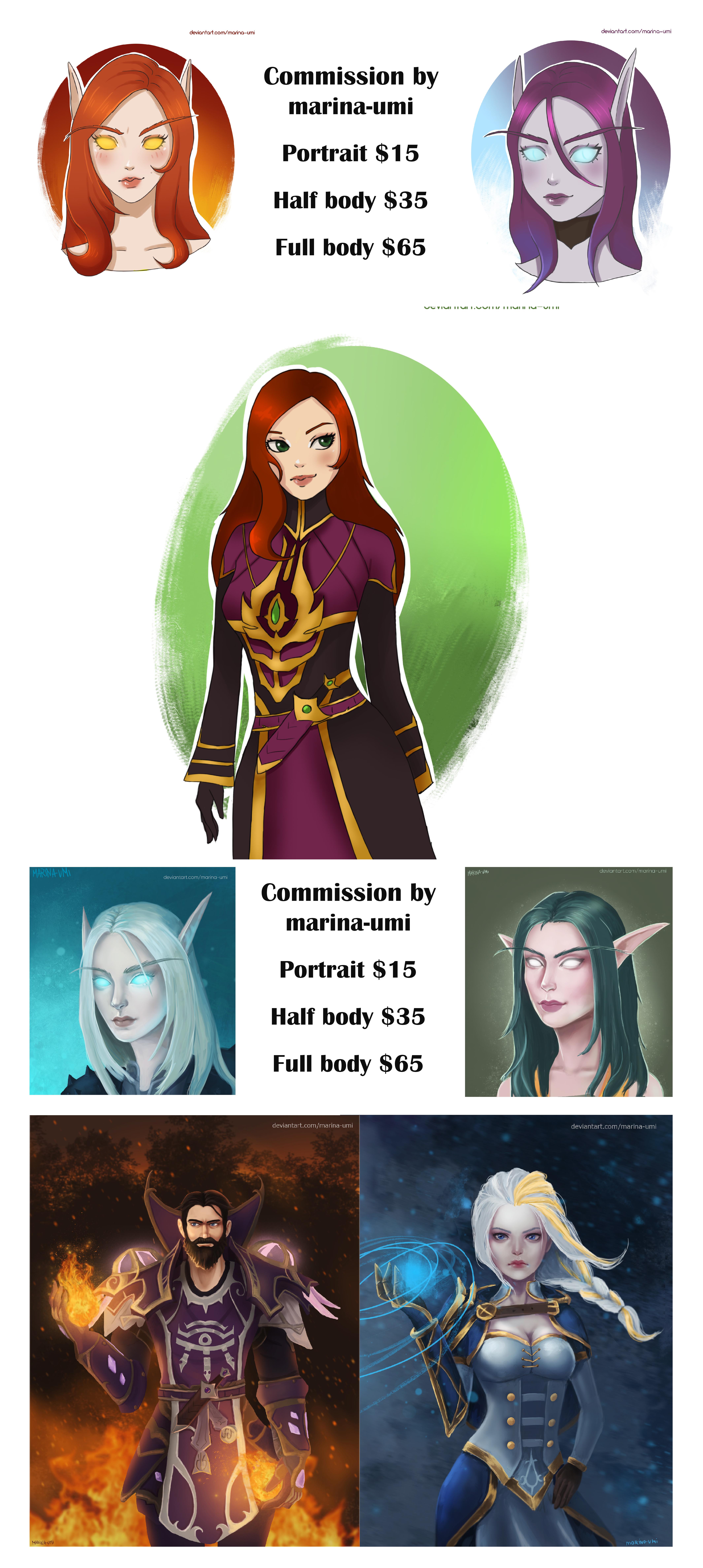 [For Hire] Digital Artist with experience in illustrations, portraits and others HungryArtists
