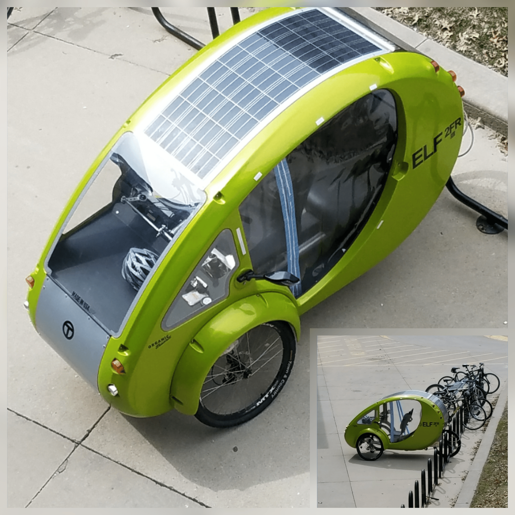 This bike/solar powered car at university mildlyinteresting