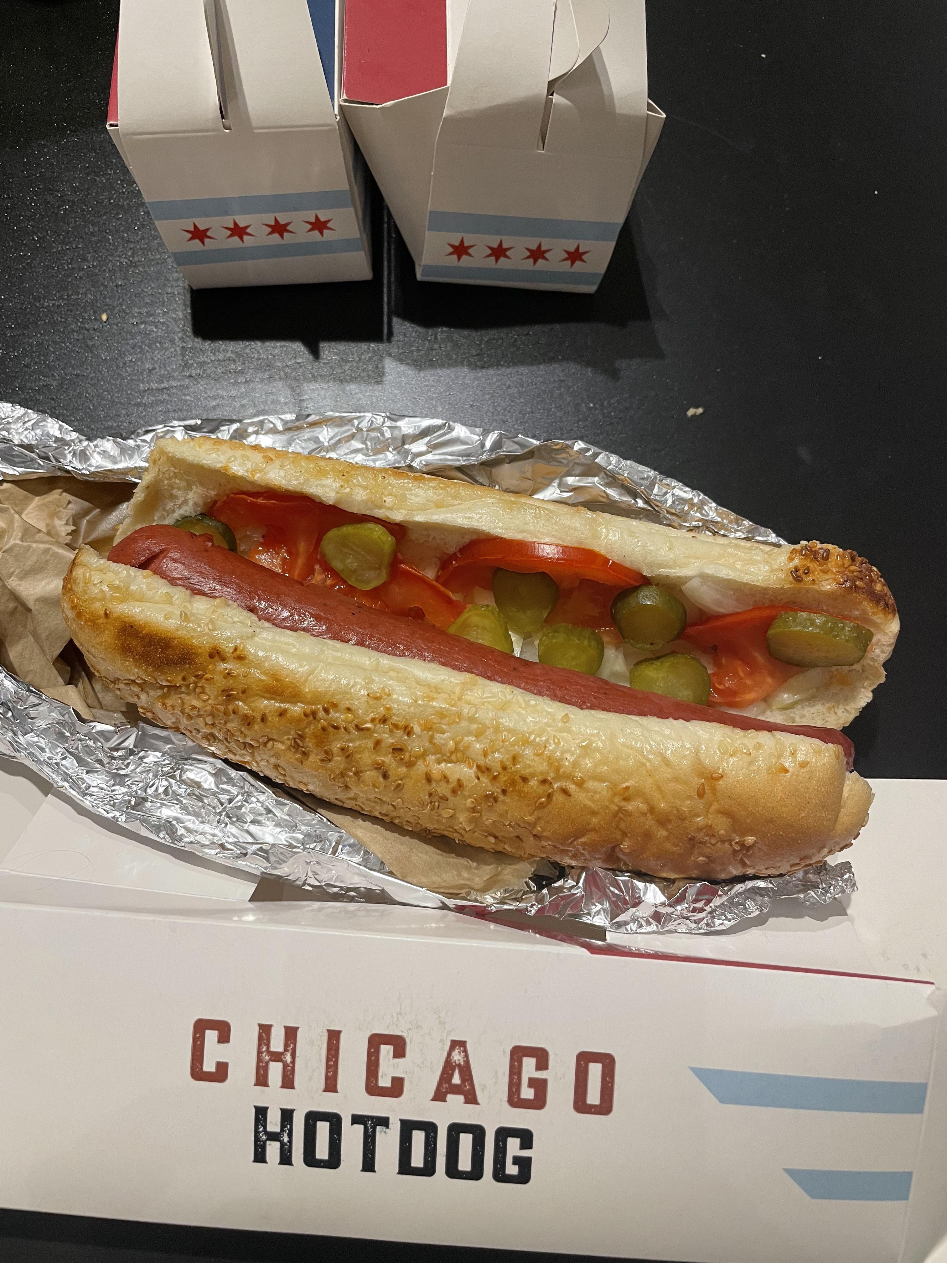 I ordered a Chicago dog from a place in Istanbul, Turkey called Chicago
