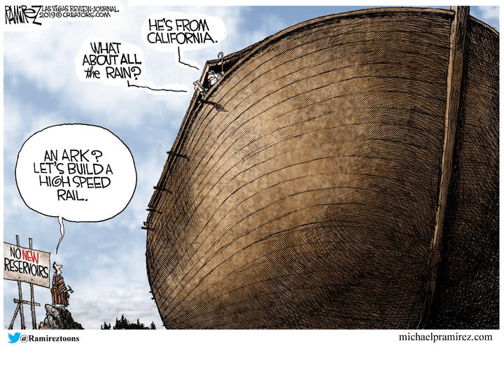 “How Long Can You Tread Water?” conservativecartoons