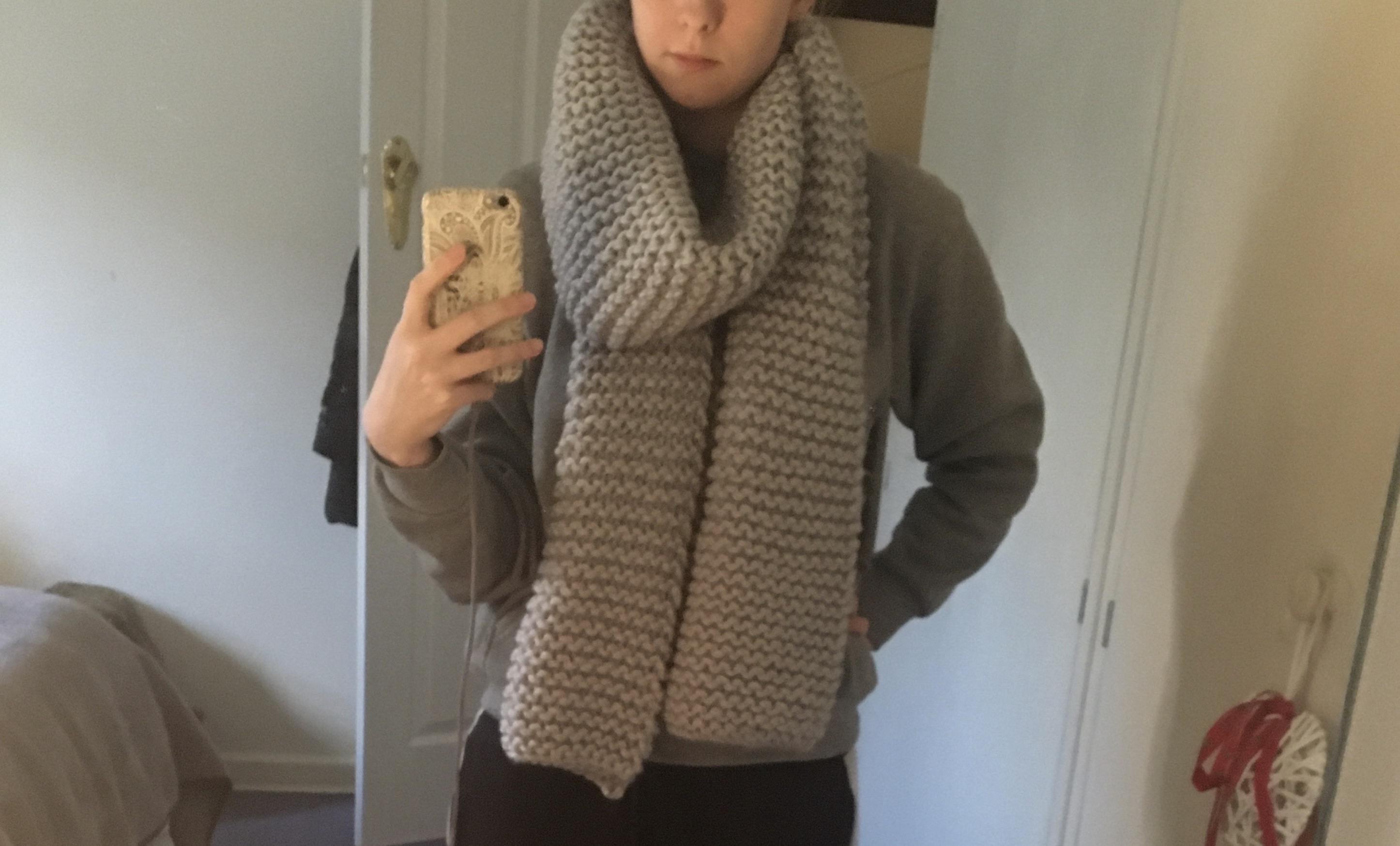 First knitting project finished! 🥰 r/knitting