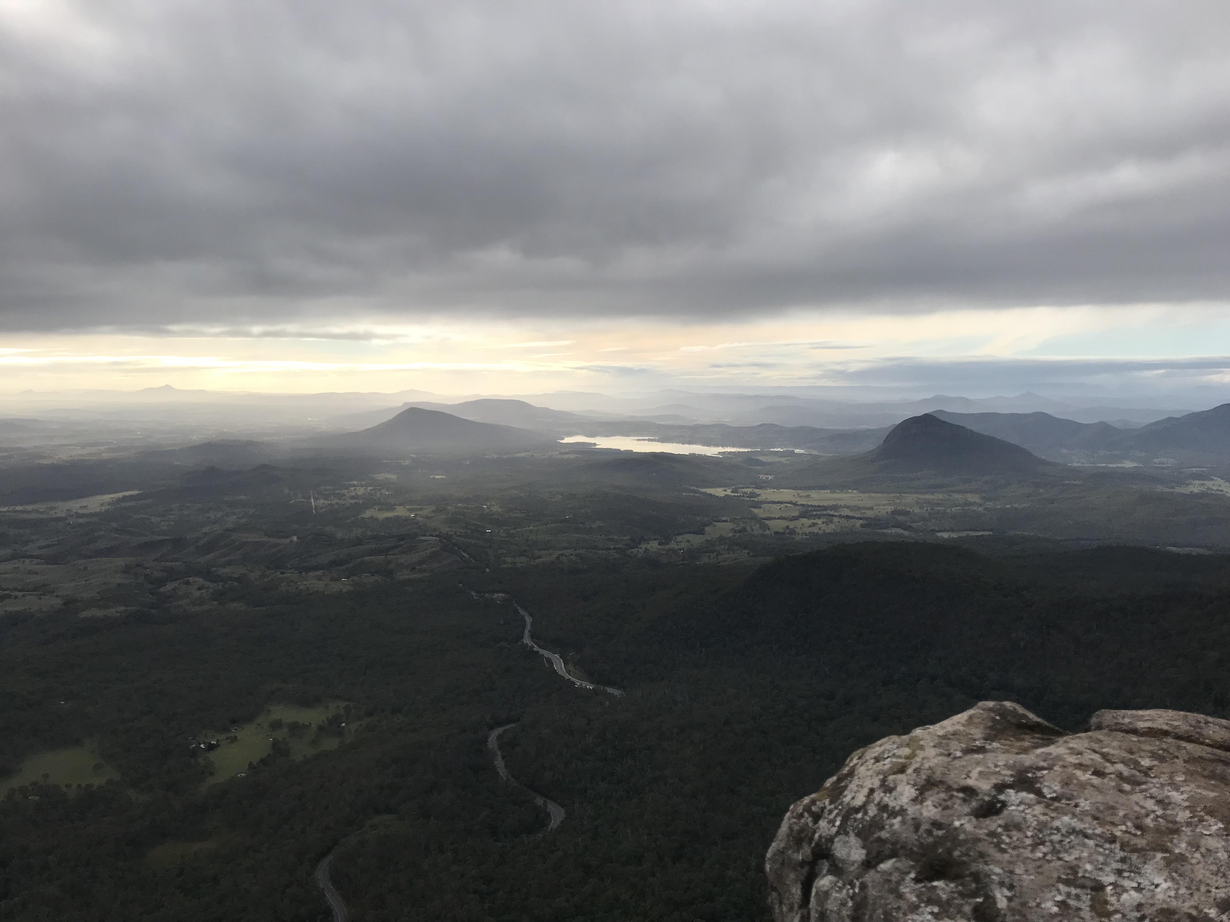Morning view from the top of Mt Mitchell the other day. Just over an