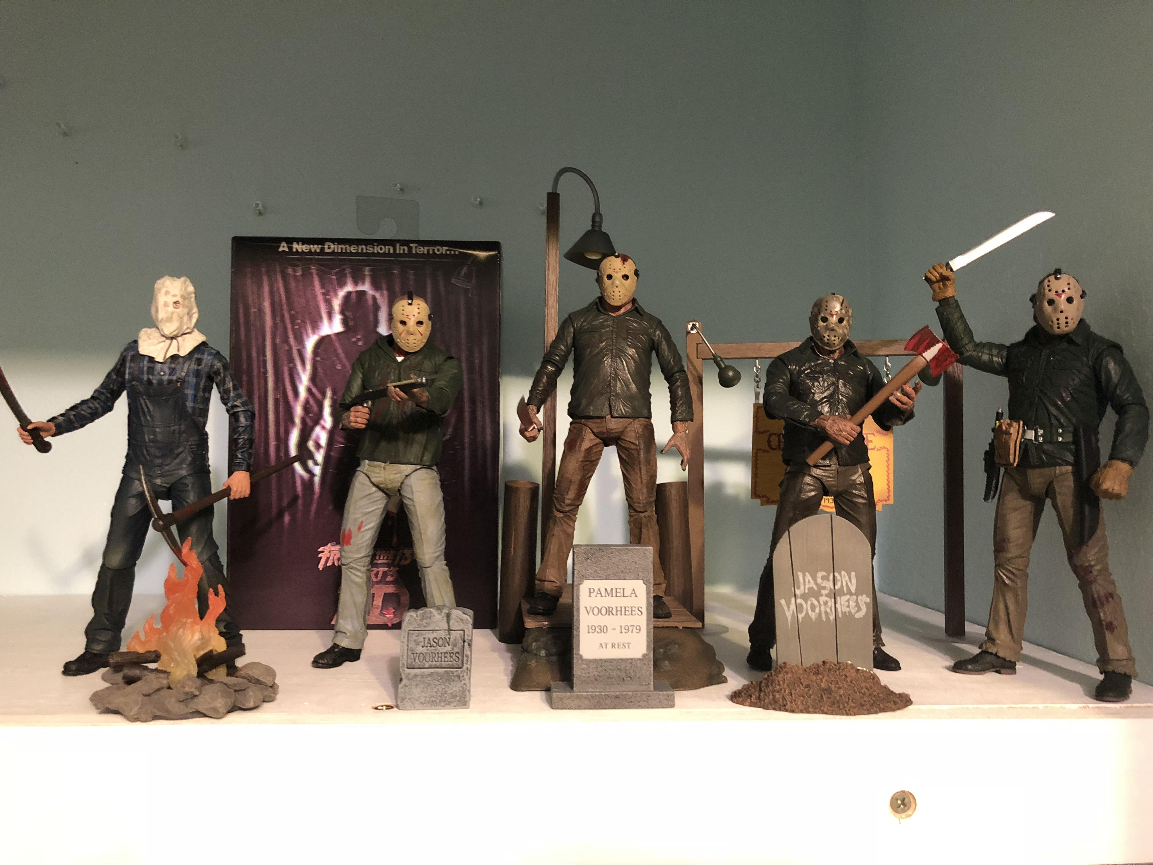 My Ultimate Jason figure display. Can’t wait for more releases. r/NECA