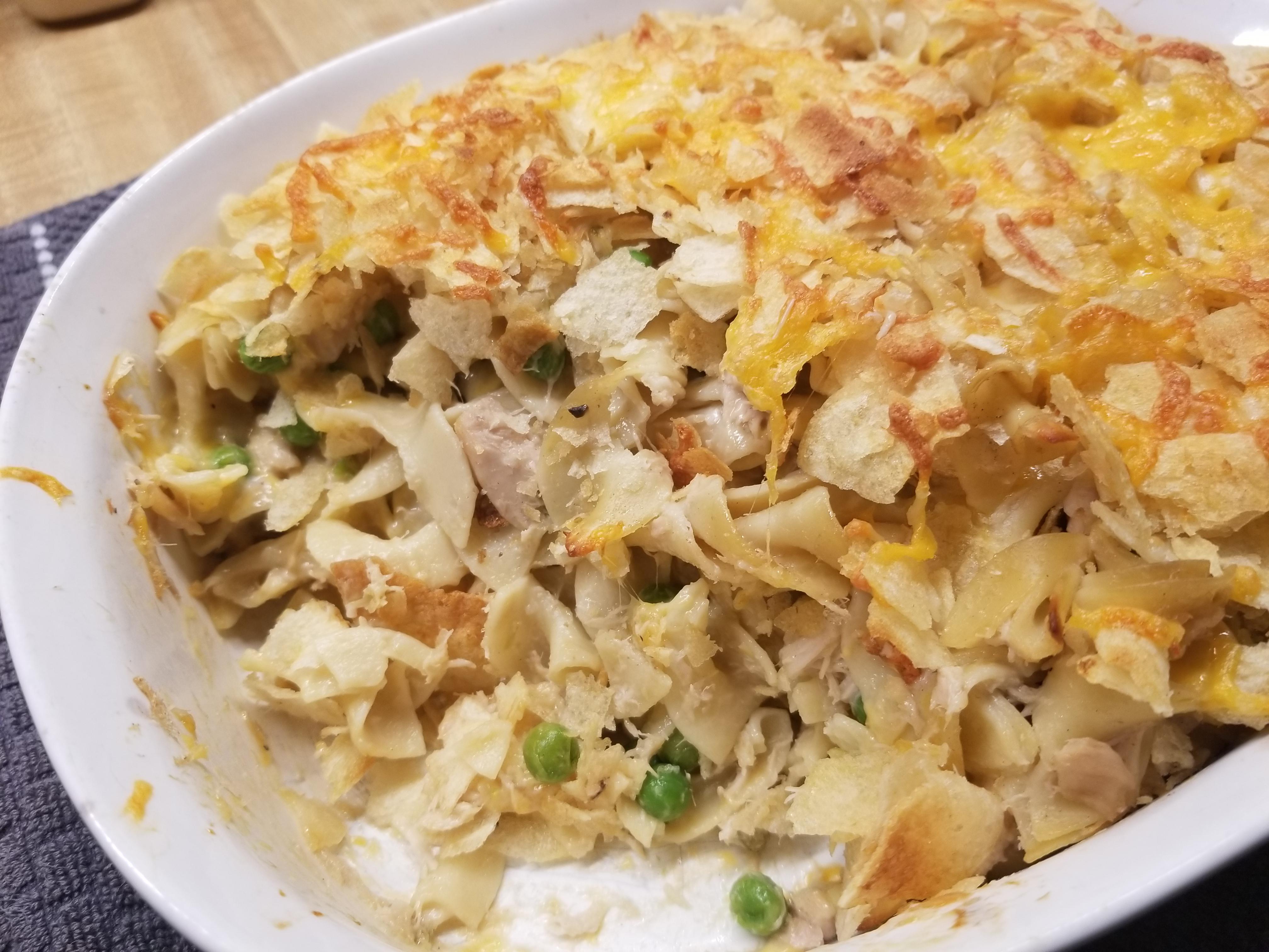 [Homemade] Tuna fish Casserole r/food