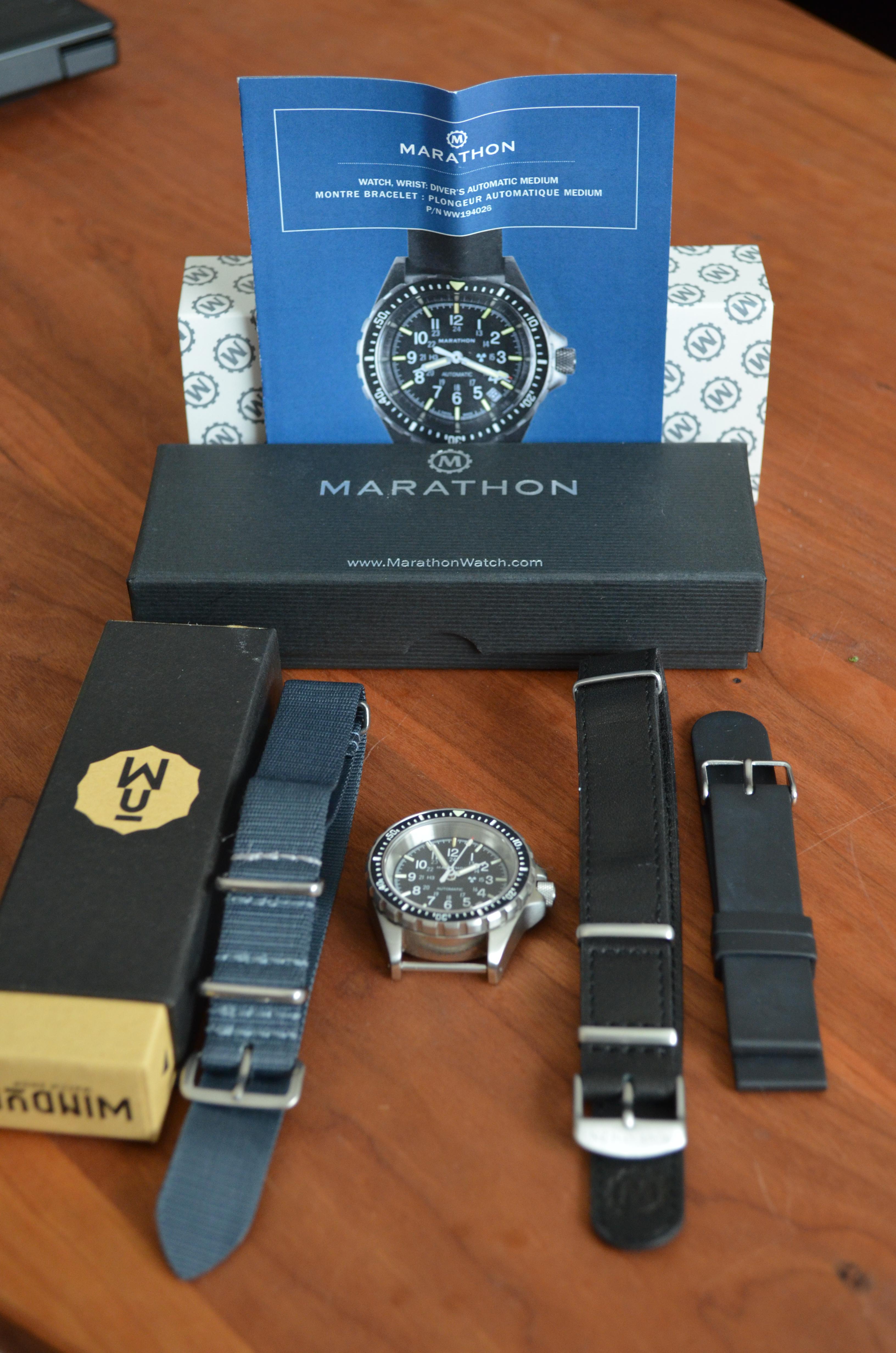 [WTS] Marathon Auto Medium Diver Full kit with Windup ADPT Nato r