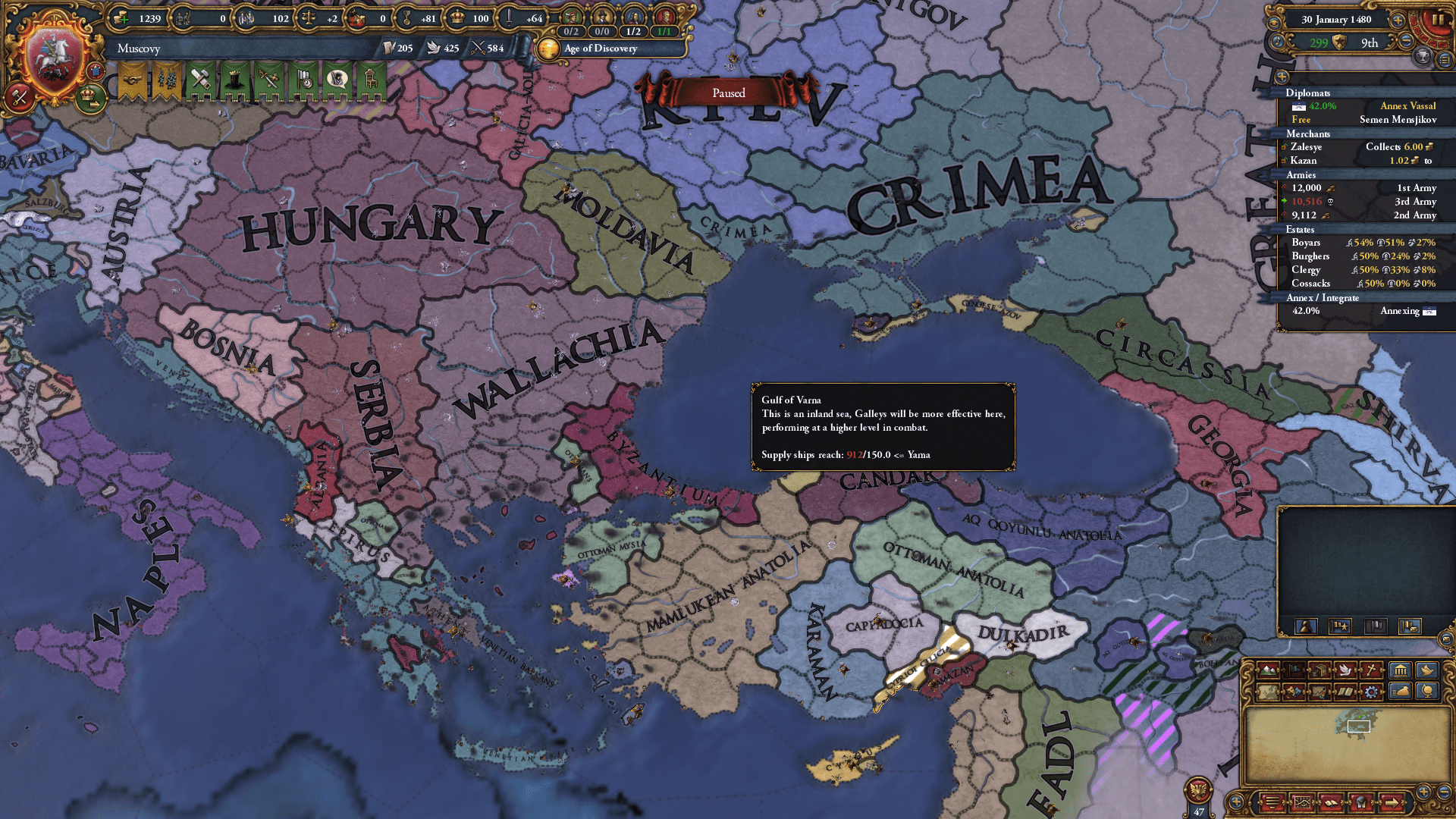 Cursed Anatolia/Balkans eu4