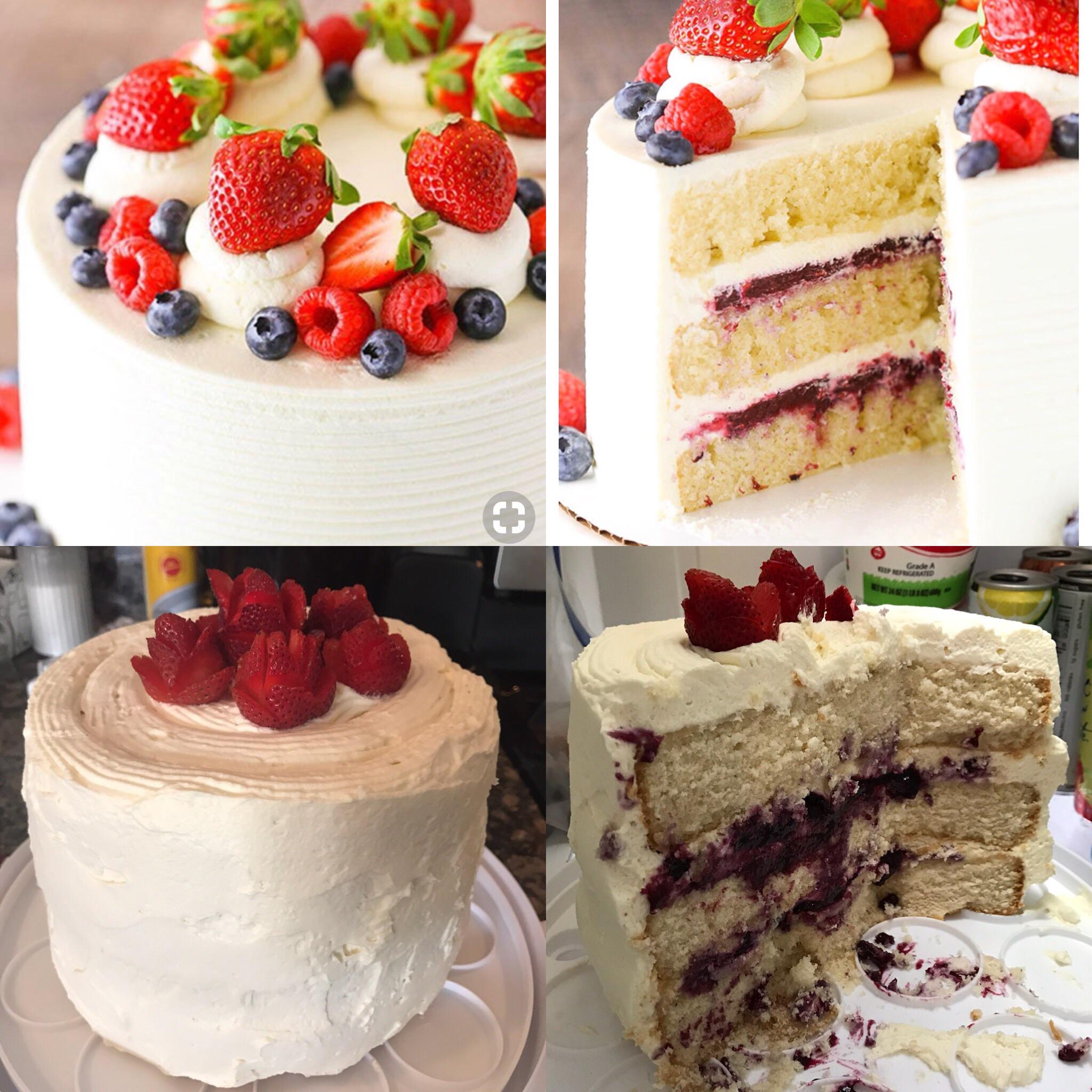 Expectation vs reality. Best tasting cake I’ve ever made r/Baking