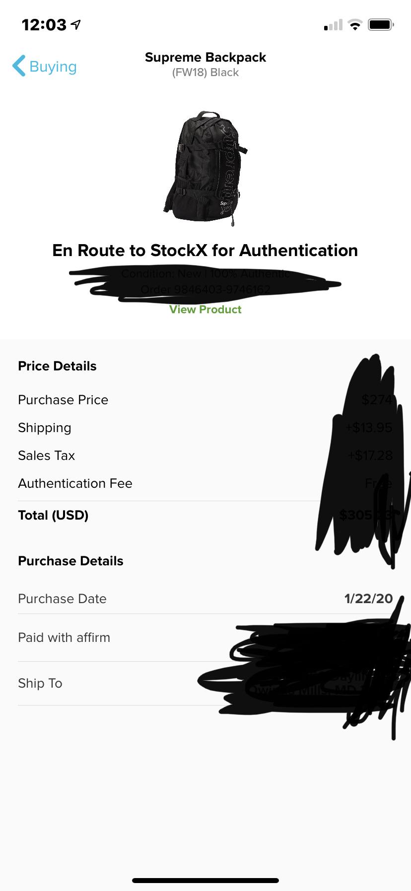 Been en route for 6 business days. Seller shipped item on