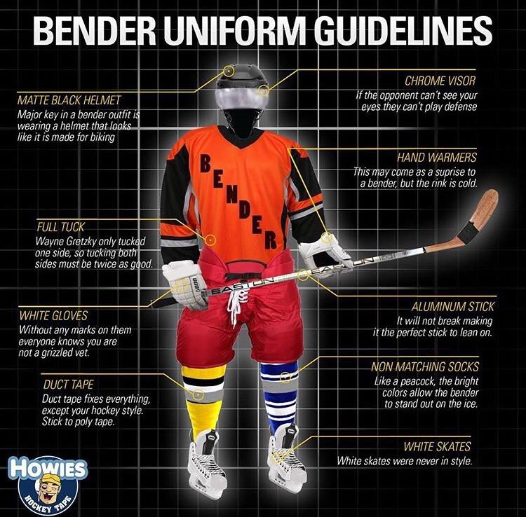 How to dress like a bender r/hockeyplayers