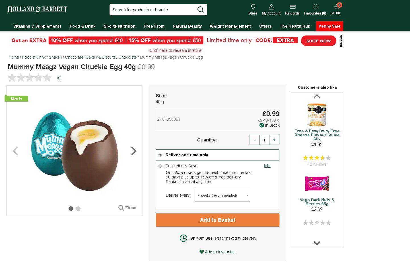 The vegan creme eggs are live on Holland & Barrett. r/veganuk