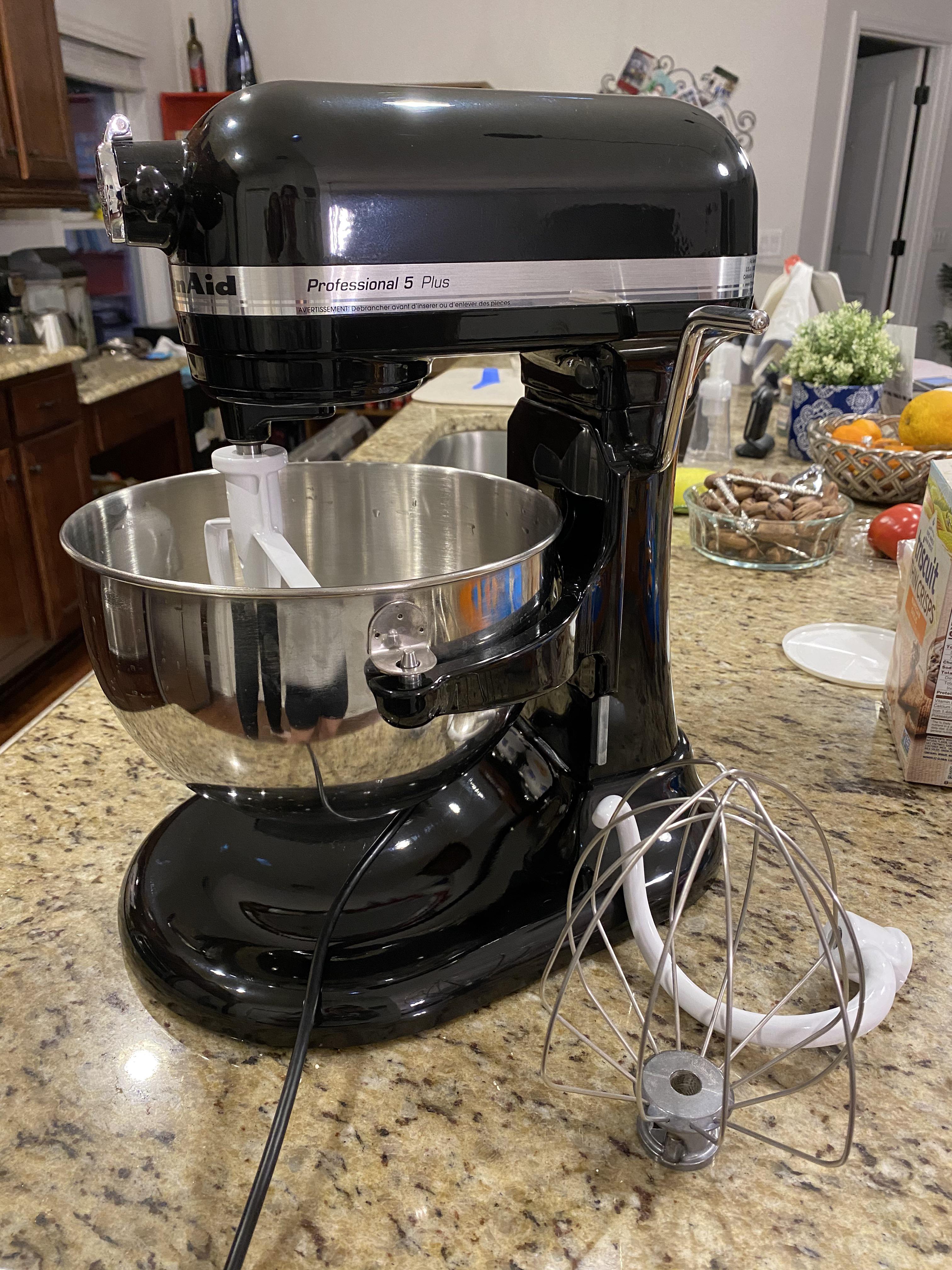 curb find of the century? kitchen aid professional 5 plus stand mixer
