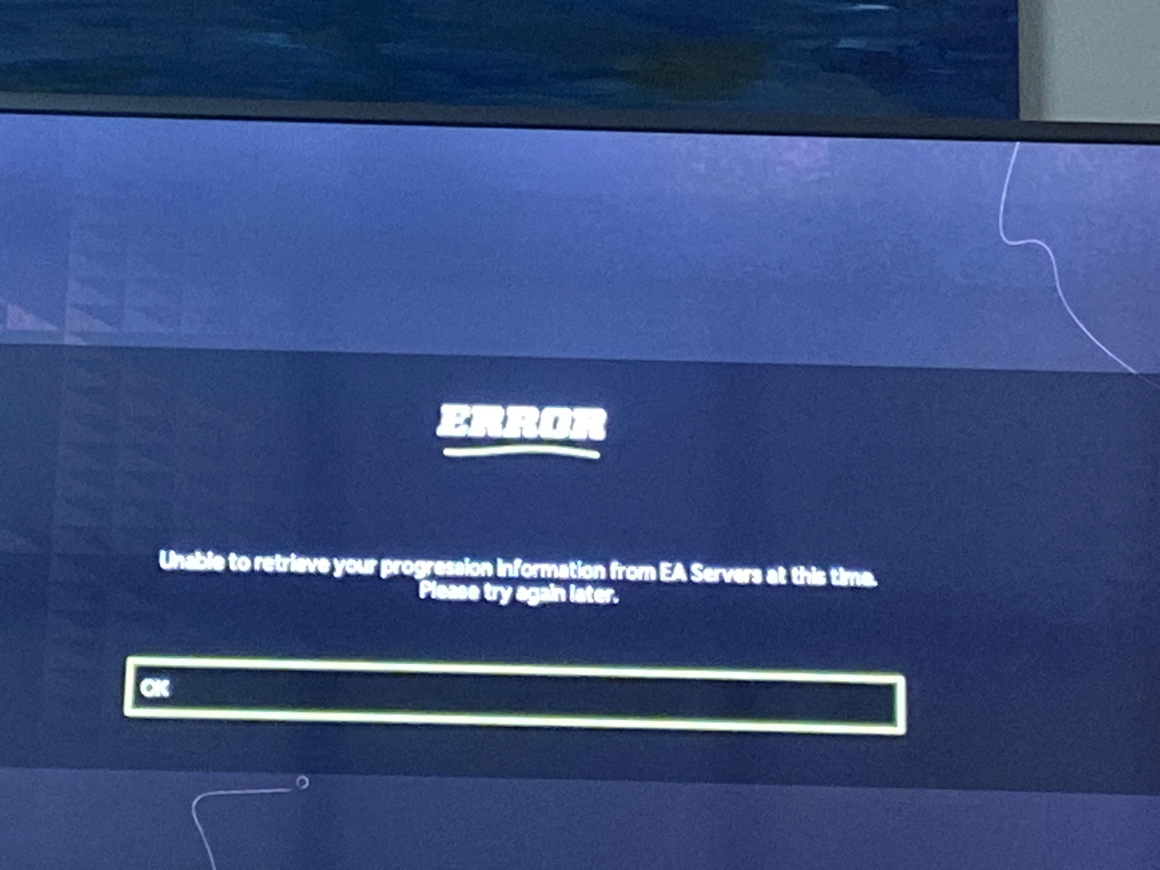 Why does it keep doing this!! I just got madden 22 and this is