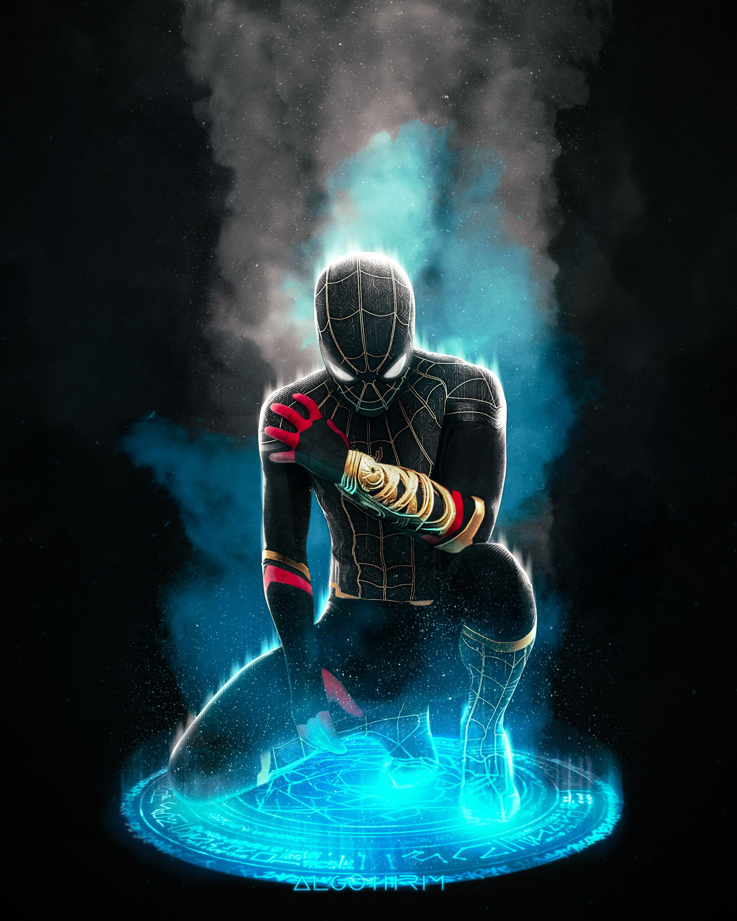 SpiderMan's Gold & Black Suit [Artwork] r/Spiderman