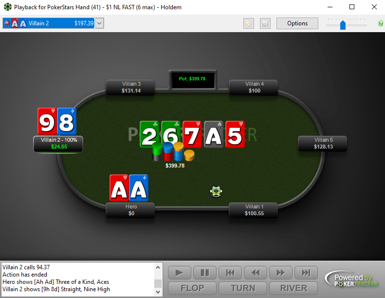 I'm really not one to post bad beats BUT.....a 4bet (yes, 4bet) 400bb