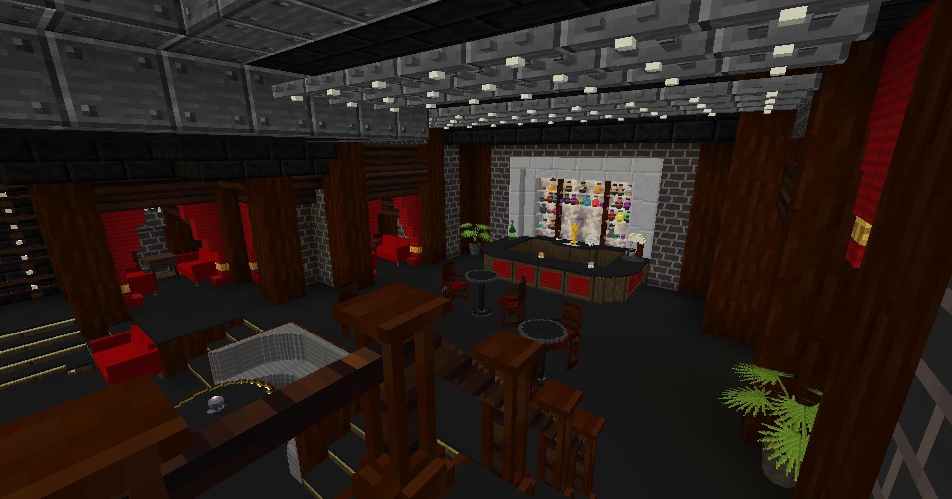 I built a club based on the Lux in Minecraft. r/lucifer