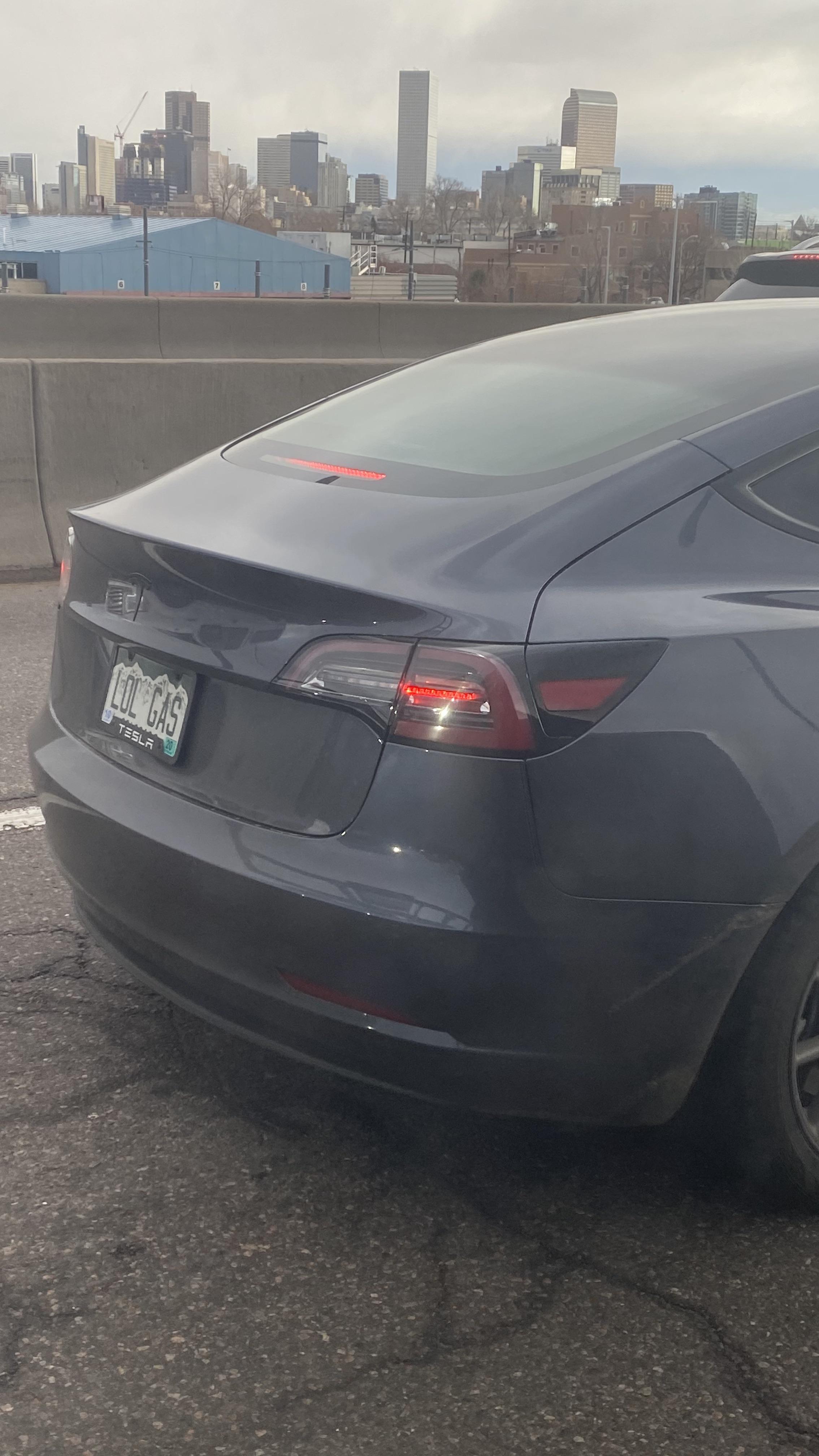 Best Tesla license plate ever. Spotted in Denver. r/funny