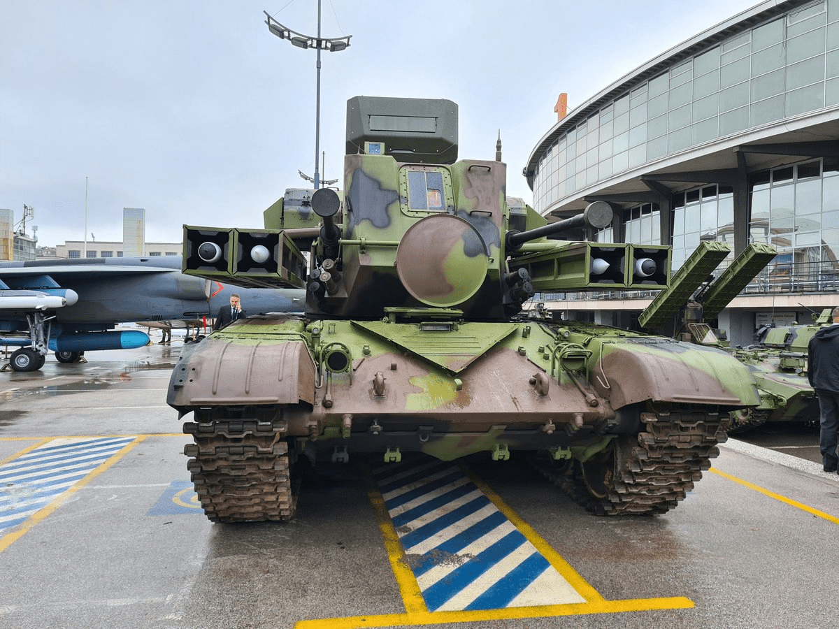 First view of the new "HARPAS" air defense system by Serbian Yugoimport