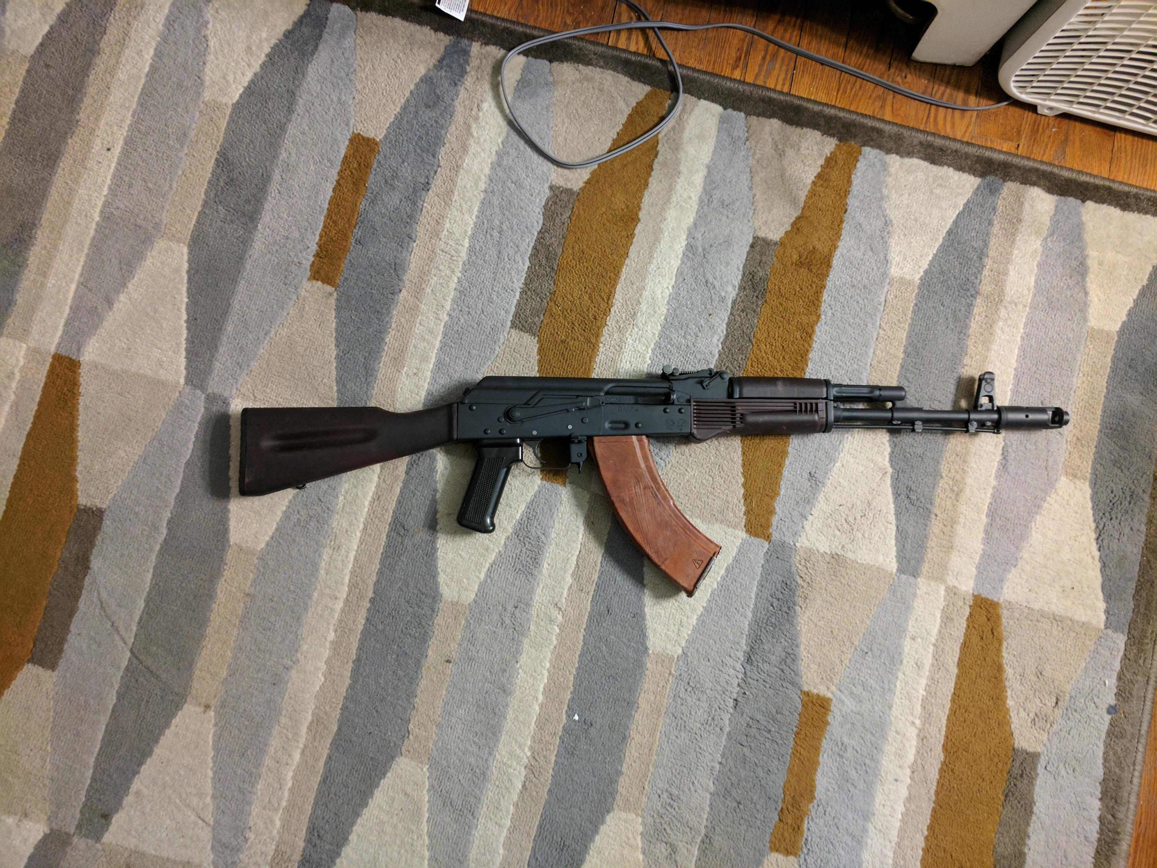 Finished Saiga Conversion from /u/cascadiaarmory! r/ak47
