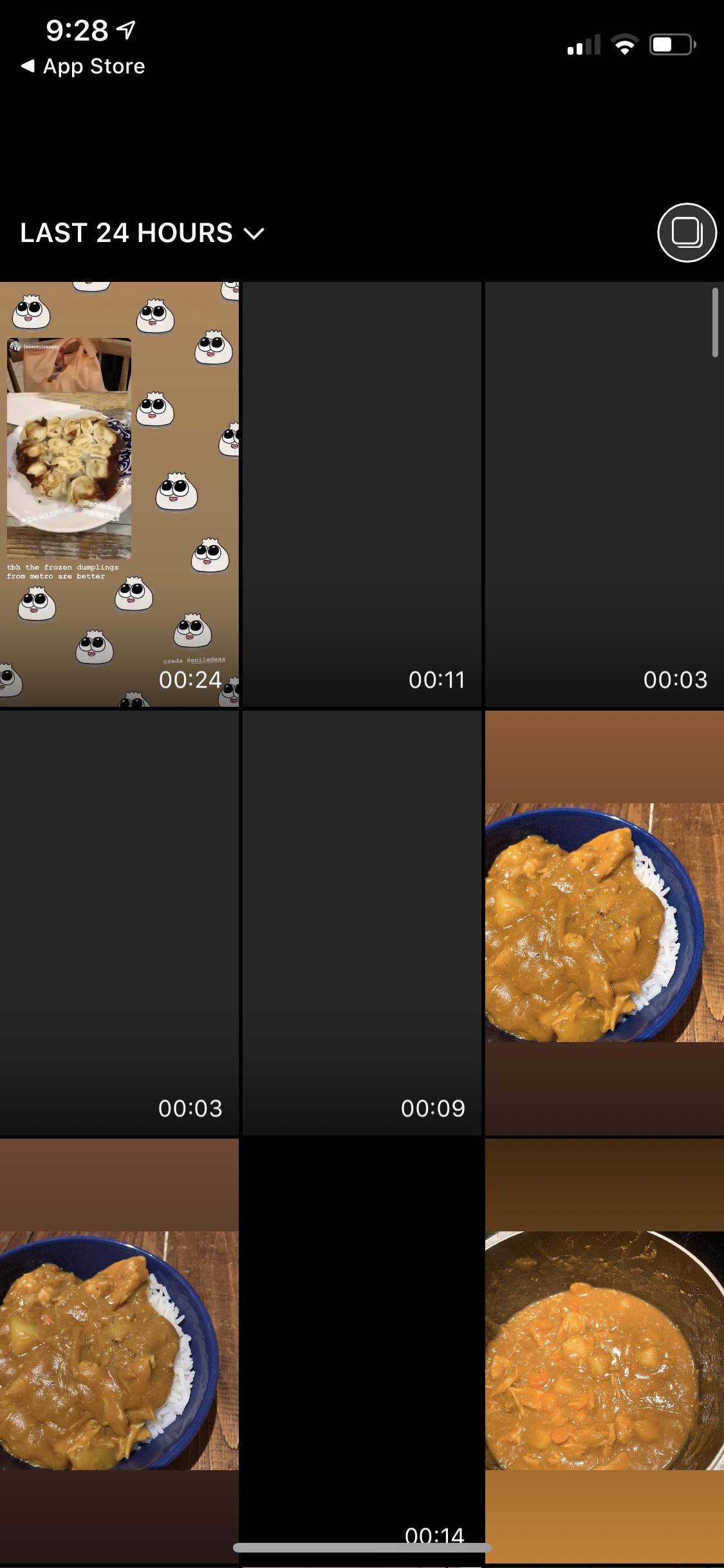 Help guys! I cannot select videos on Instagram Stories
