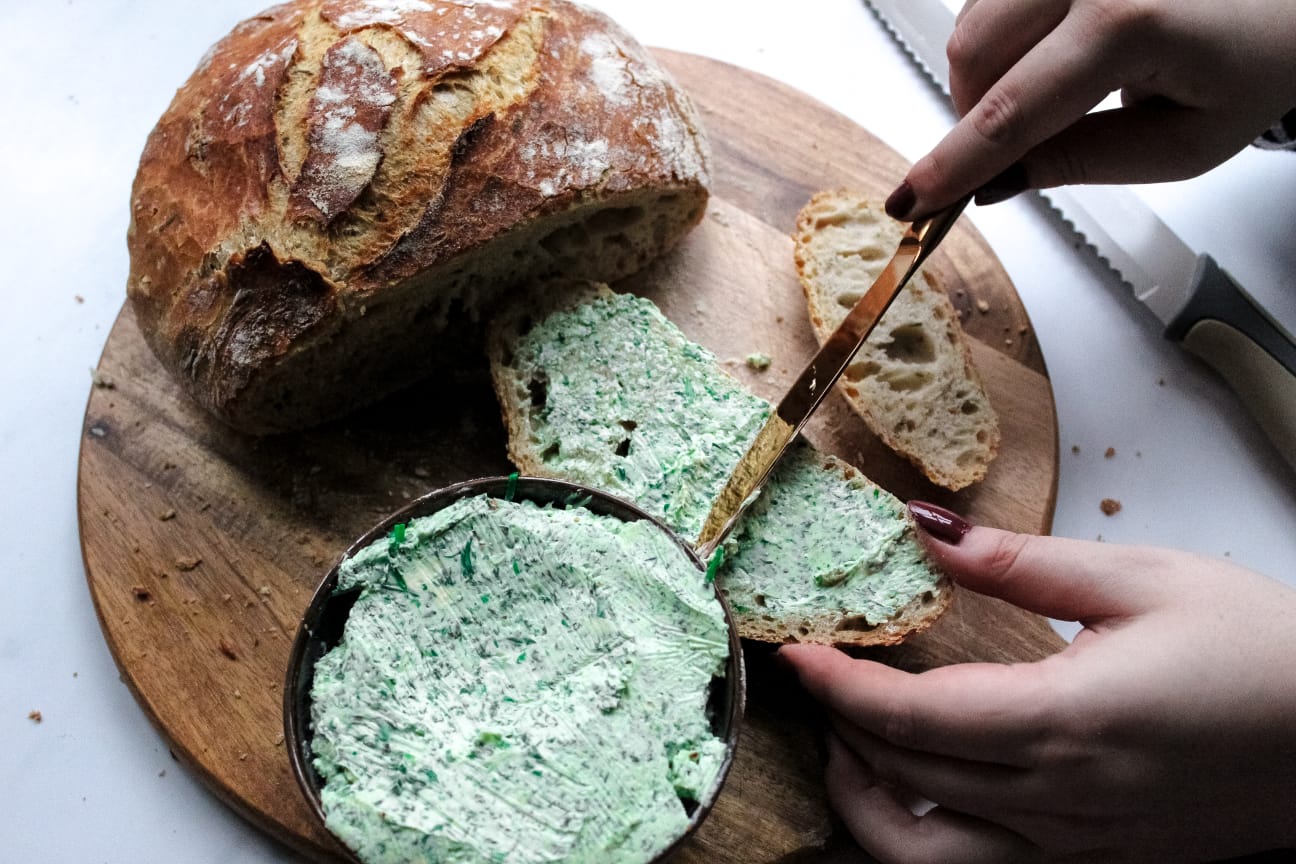 My crusty rosemary bread r/veganrecipes