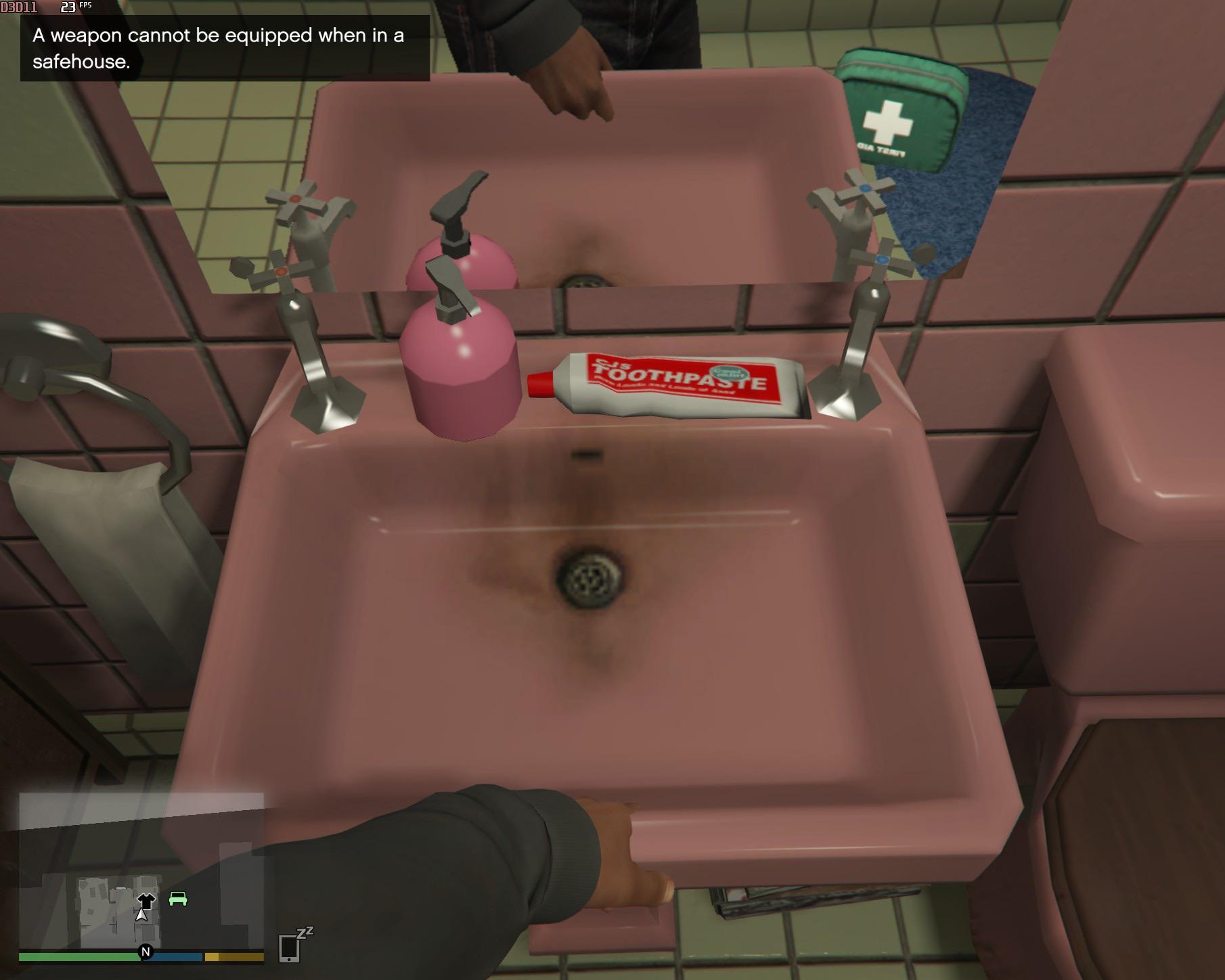 Latest ester egg i just found, the toothpaste in Franklin’s bathroom is