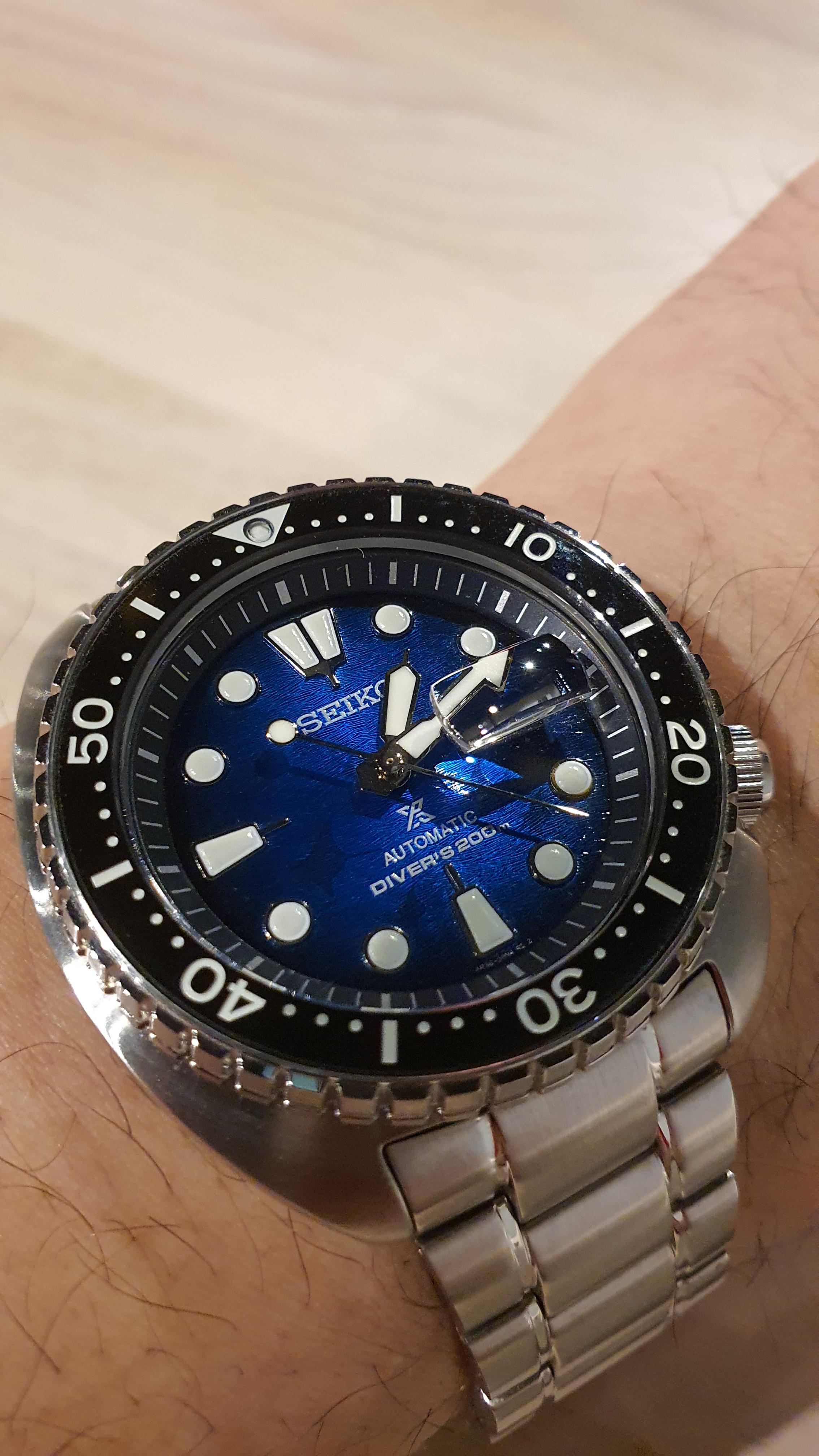 [Seiko King Turtle SRPE39K1 ] Amazed at the stunning dial! r/Watches