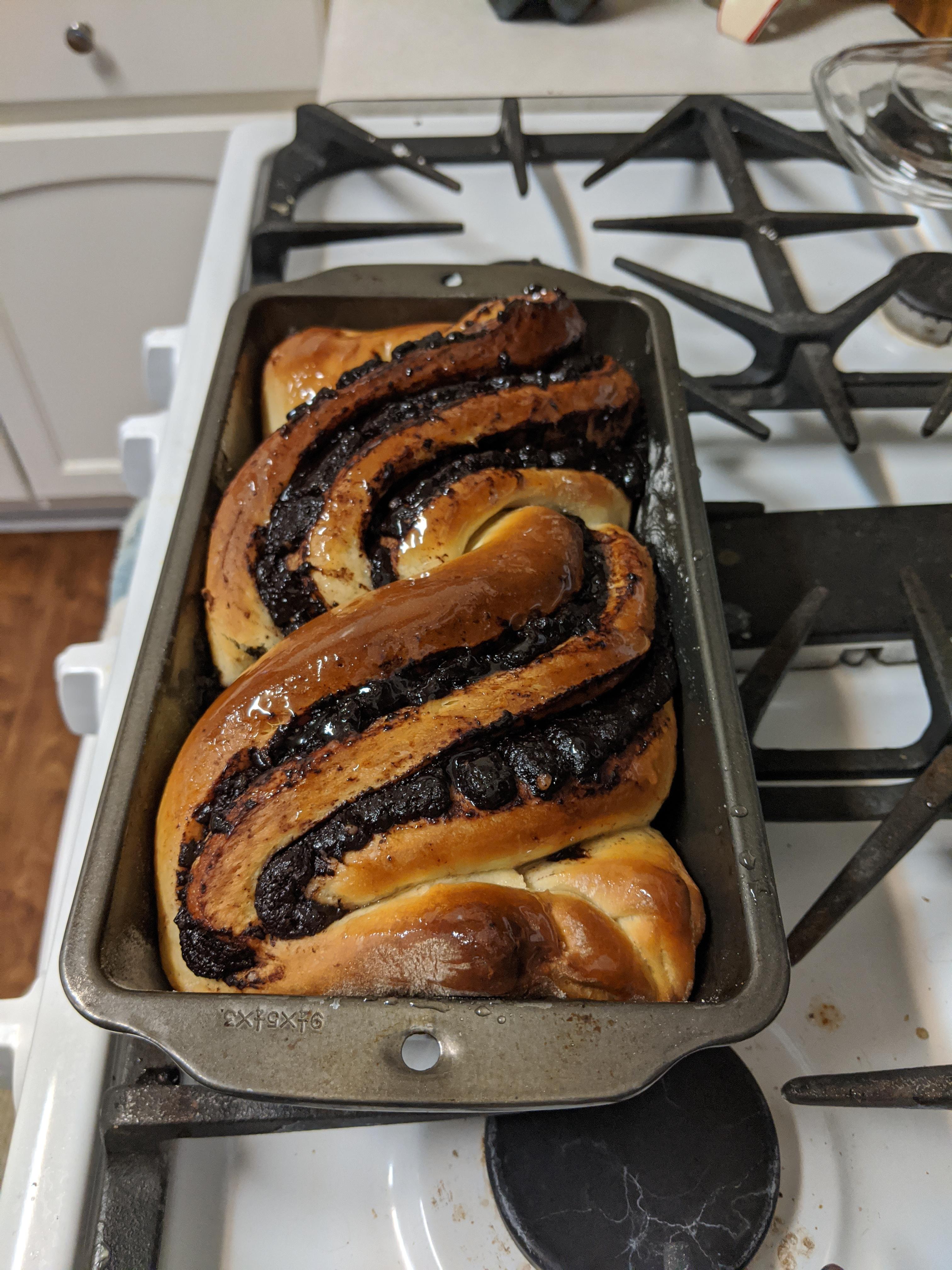 [Homemade] Chocolate Babka Bread r/food
