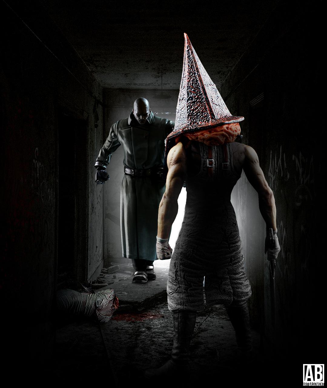 Pyramid Head VS Mr X r/silenthill