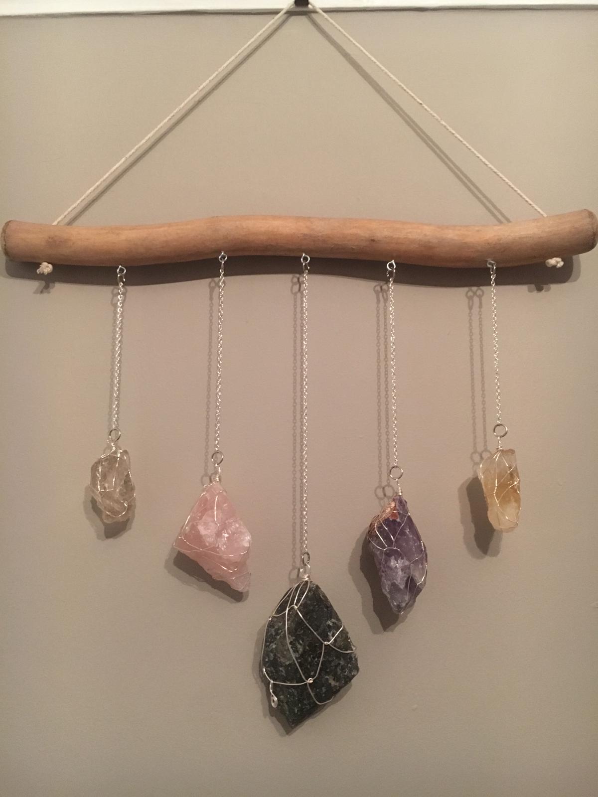 Crystal Wall Hanging With Crystals For Helping With Depression r/Crystals
