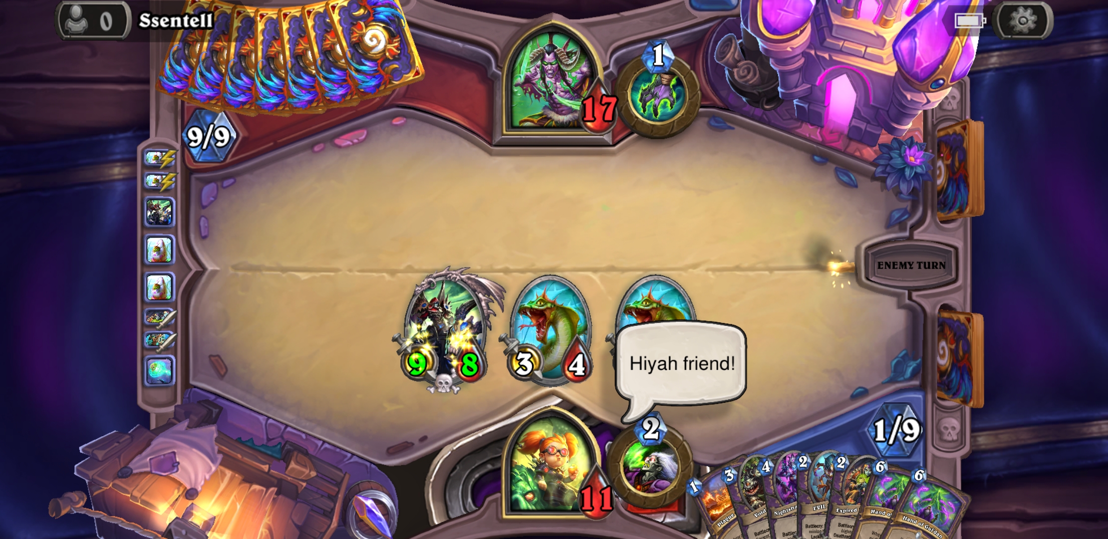 Salty DH roping a big Teron hearthstone