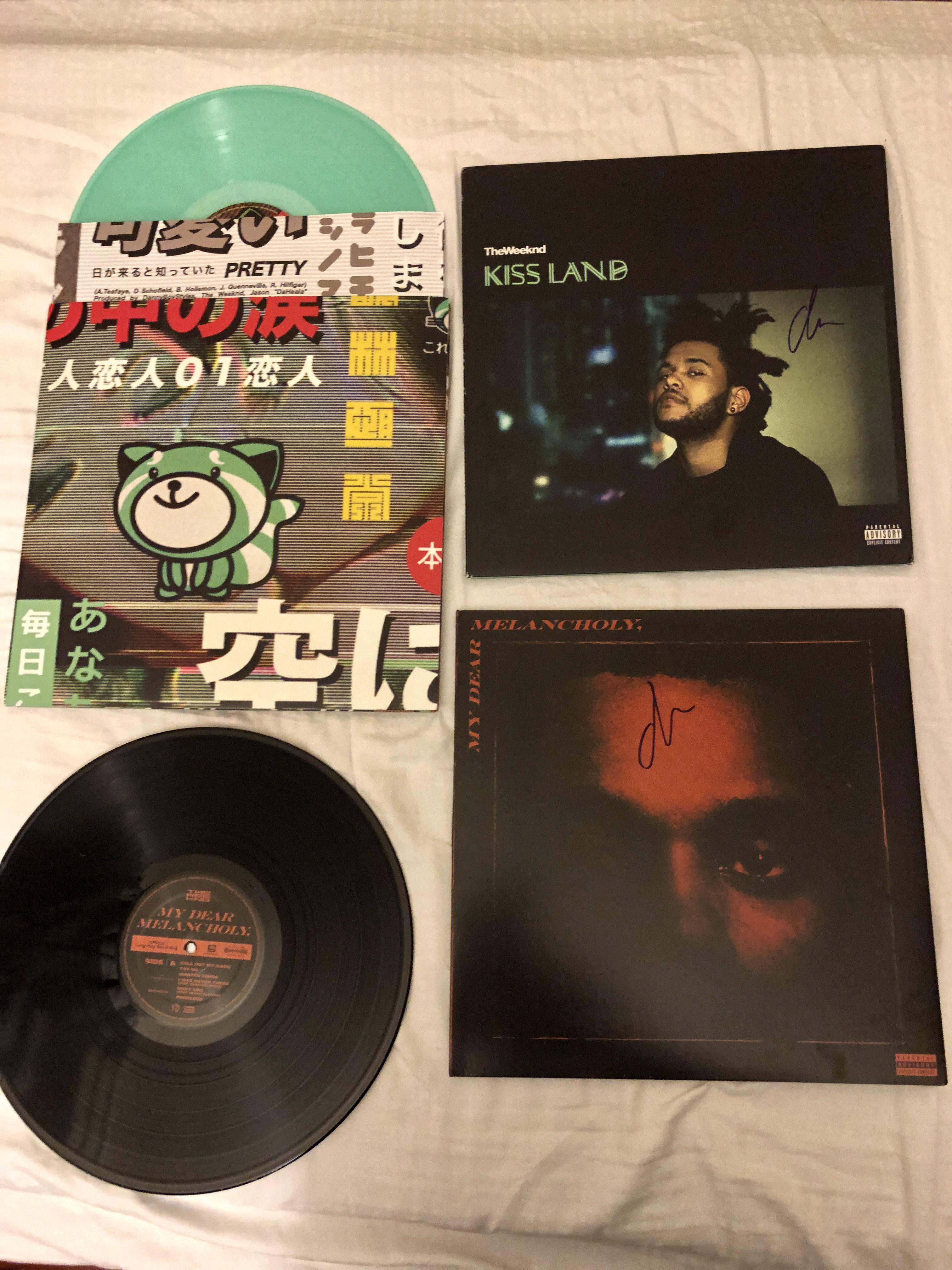 Got my hands on 2 vinyl records signed by the Weeknd. Thought it was