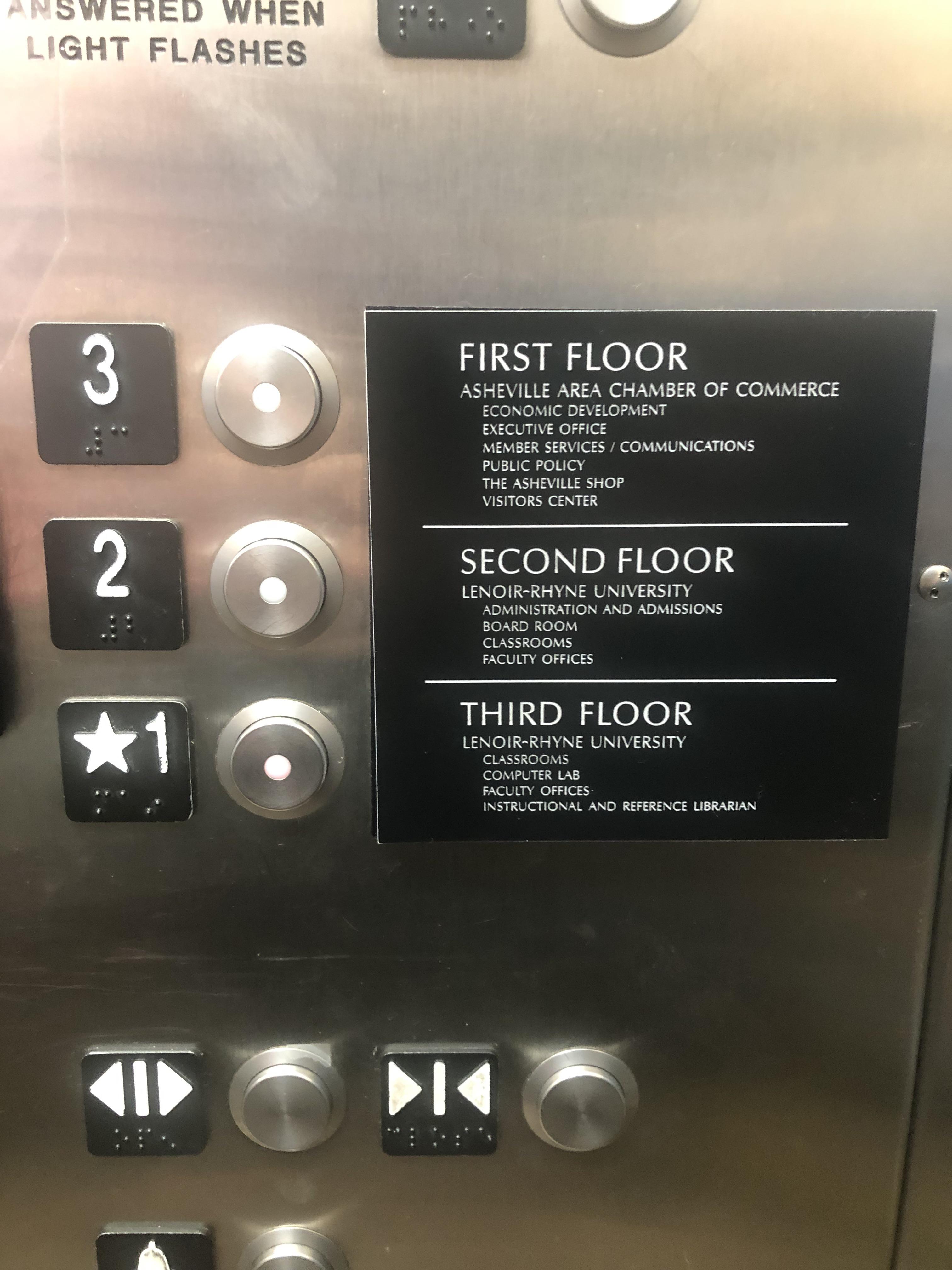 This elevator’s floor directory r/CrappyDesign