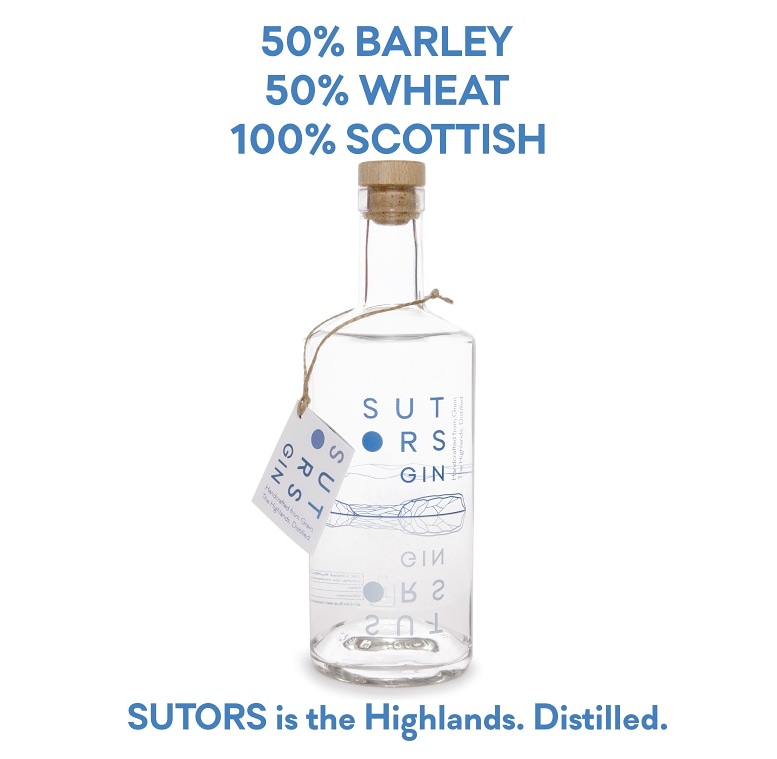 We think that we are the o ky gin to use 100 Scottish ingredients