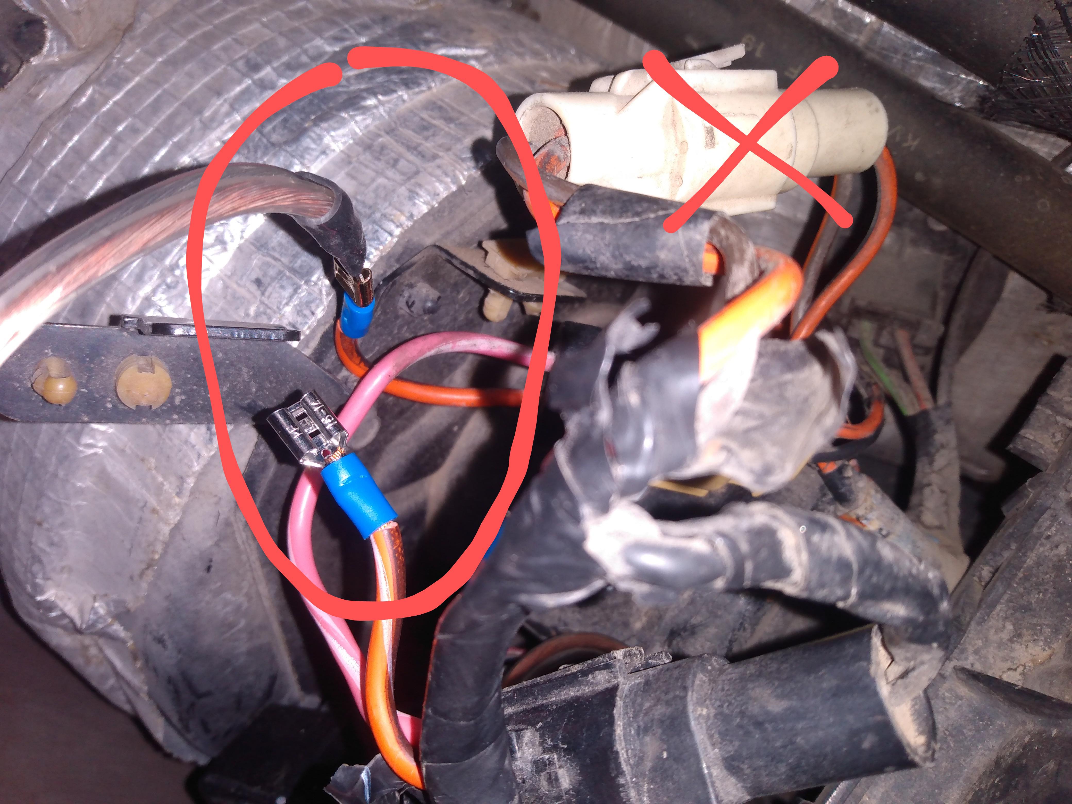 92 explorer blower motor stopped working. Can bypass by cutting the
