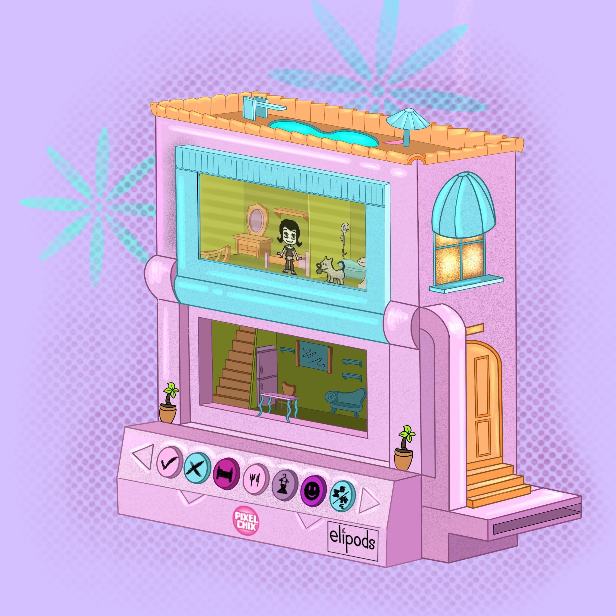 Pixel Chix, Me , Digital, 2020 Art