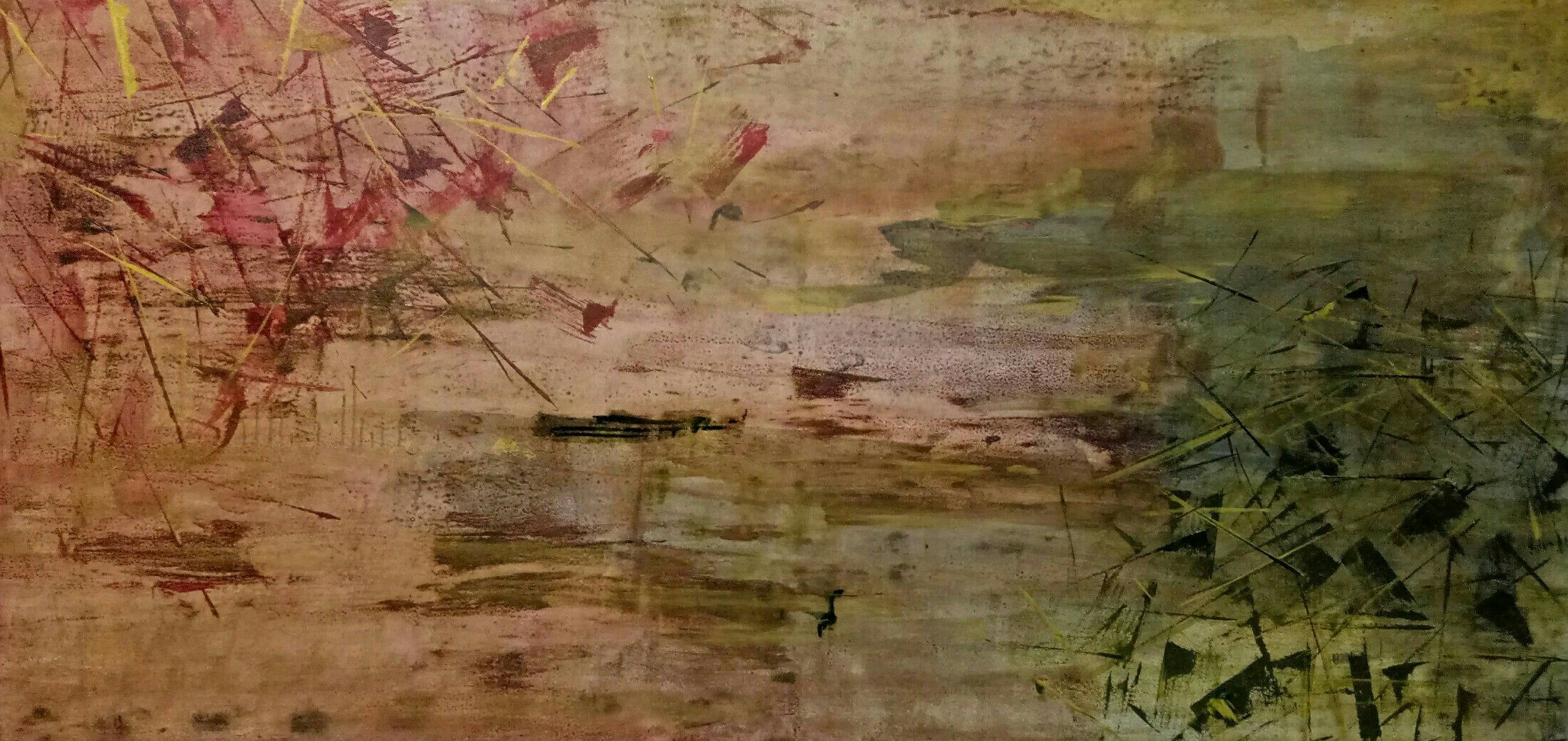 Was working on this painting for 3 consecutive nights, lot of emotions