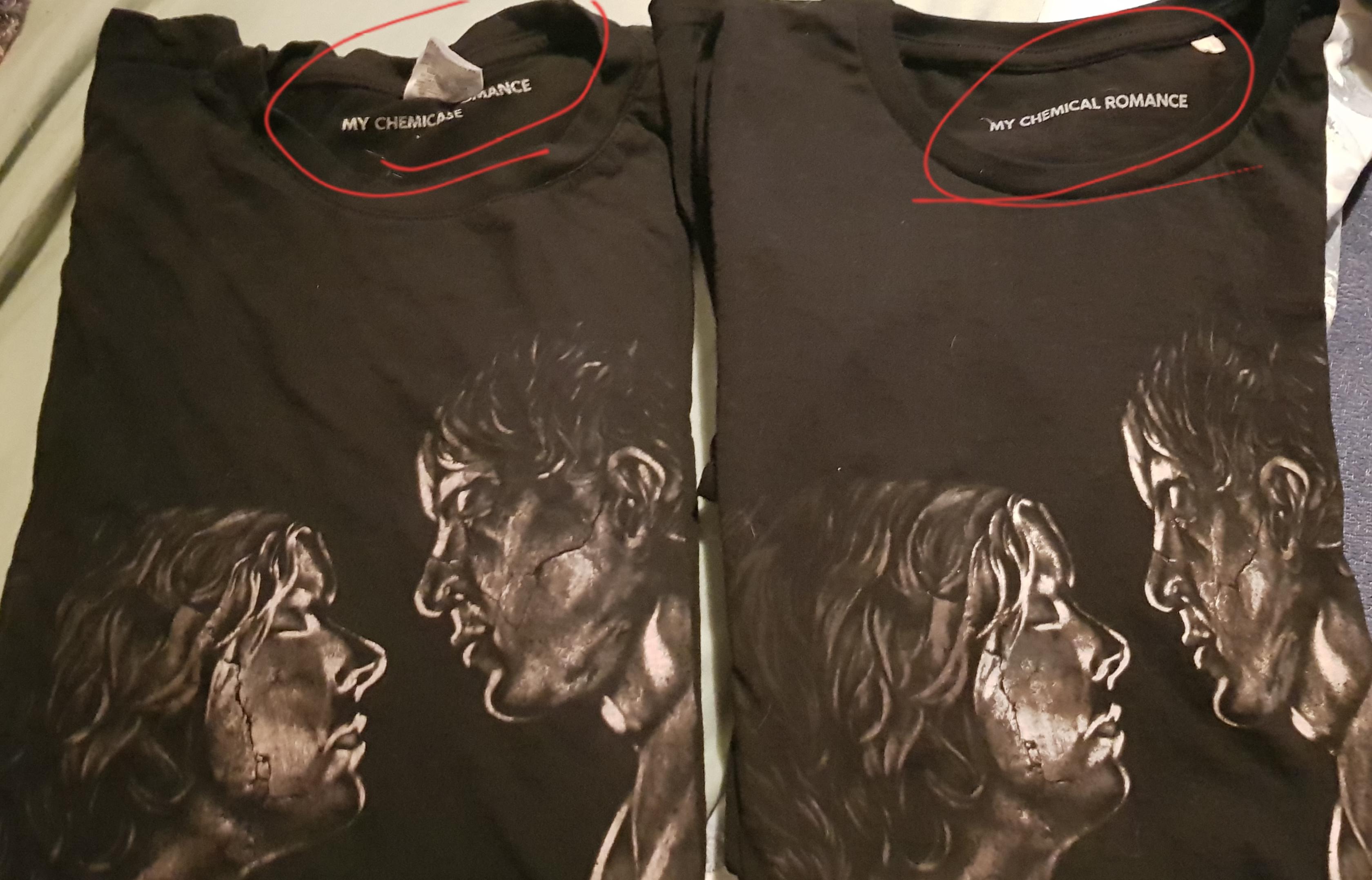 My Chemical Romance 2022 concert tour shirt