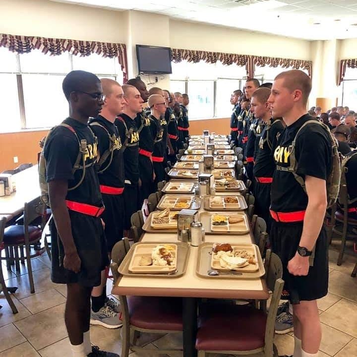 Kouma Dining Facility with Soldiers in training in 19K One Station Unit Training (OSUT