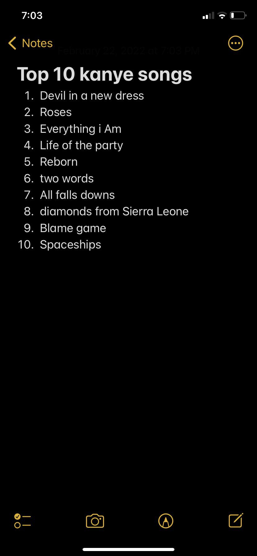 Top 10 Favorite Ye songs (basic list) r/Kanye