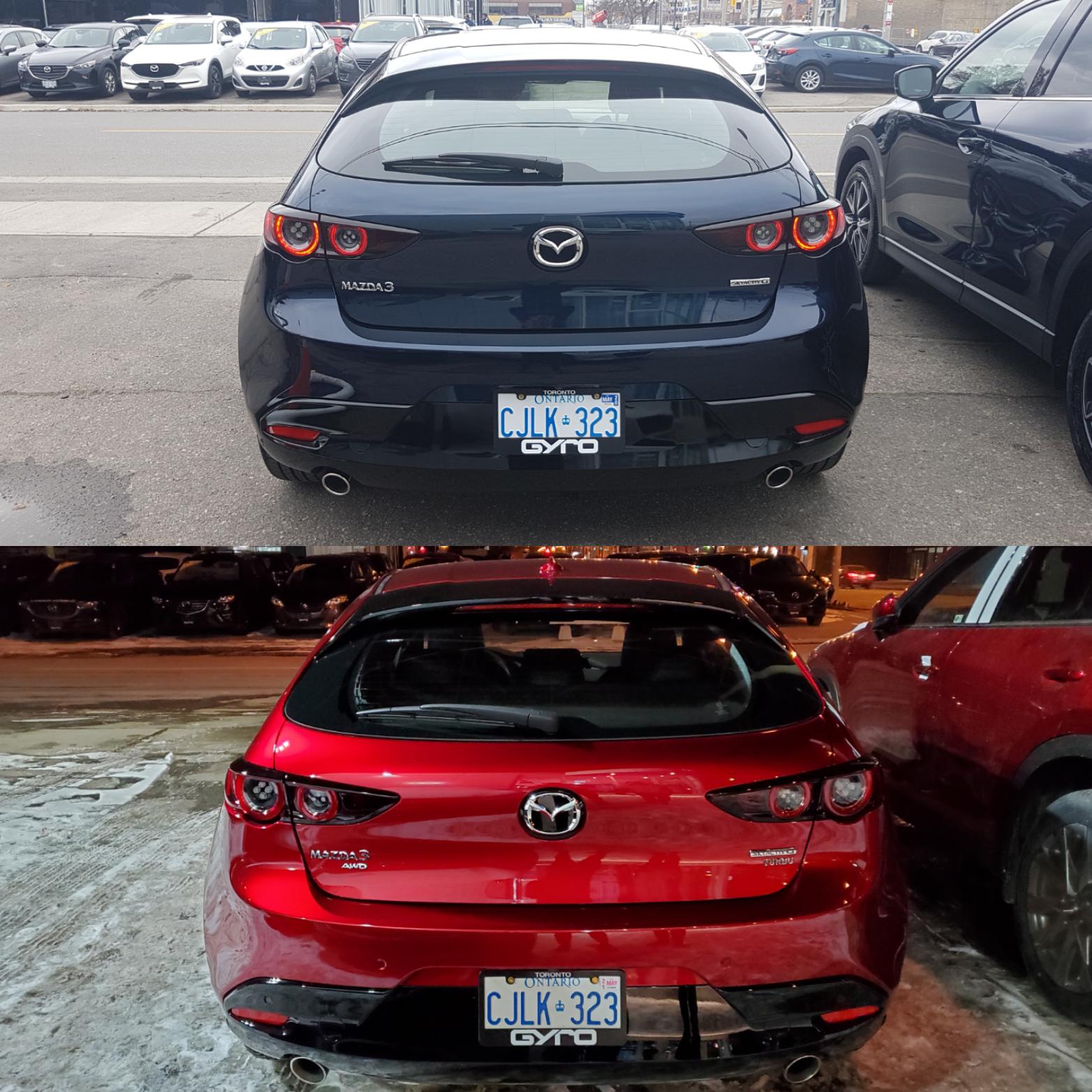 Just a little upgrade. Loved ya, Blue. Hello, Red! : mazda3
