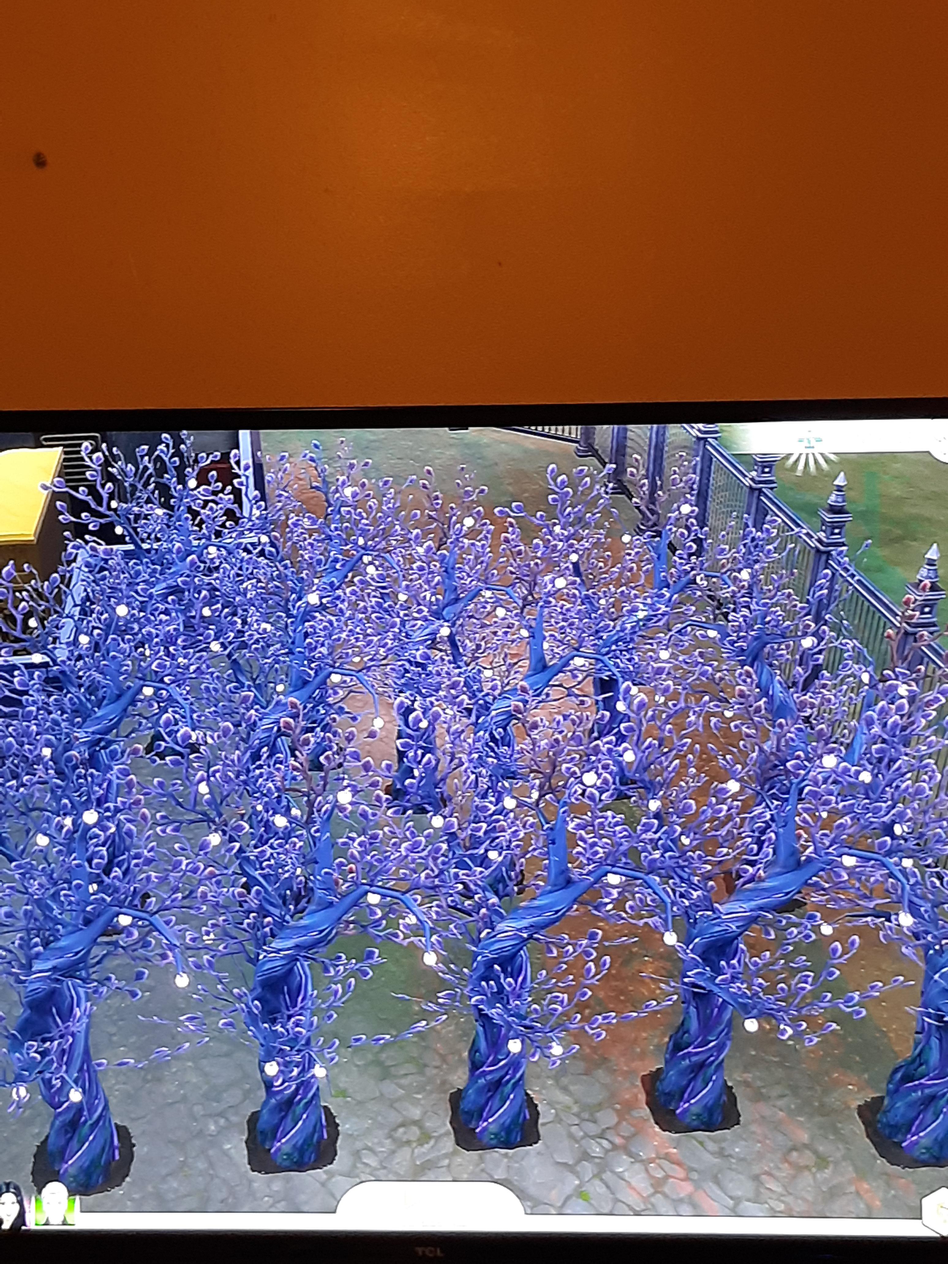 Plasma garden for one of my files. 13 plasma trees. r/Sims4