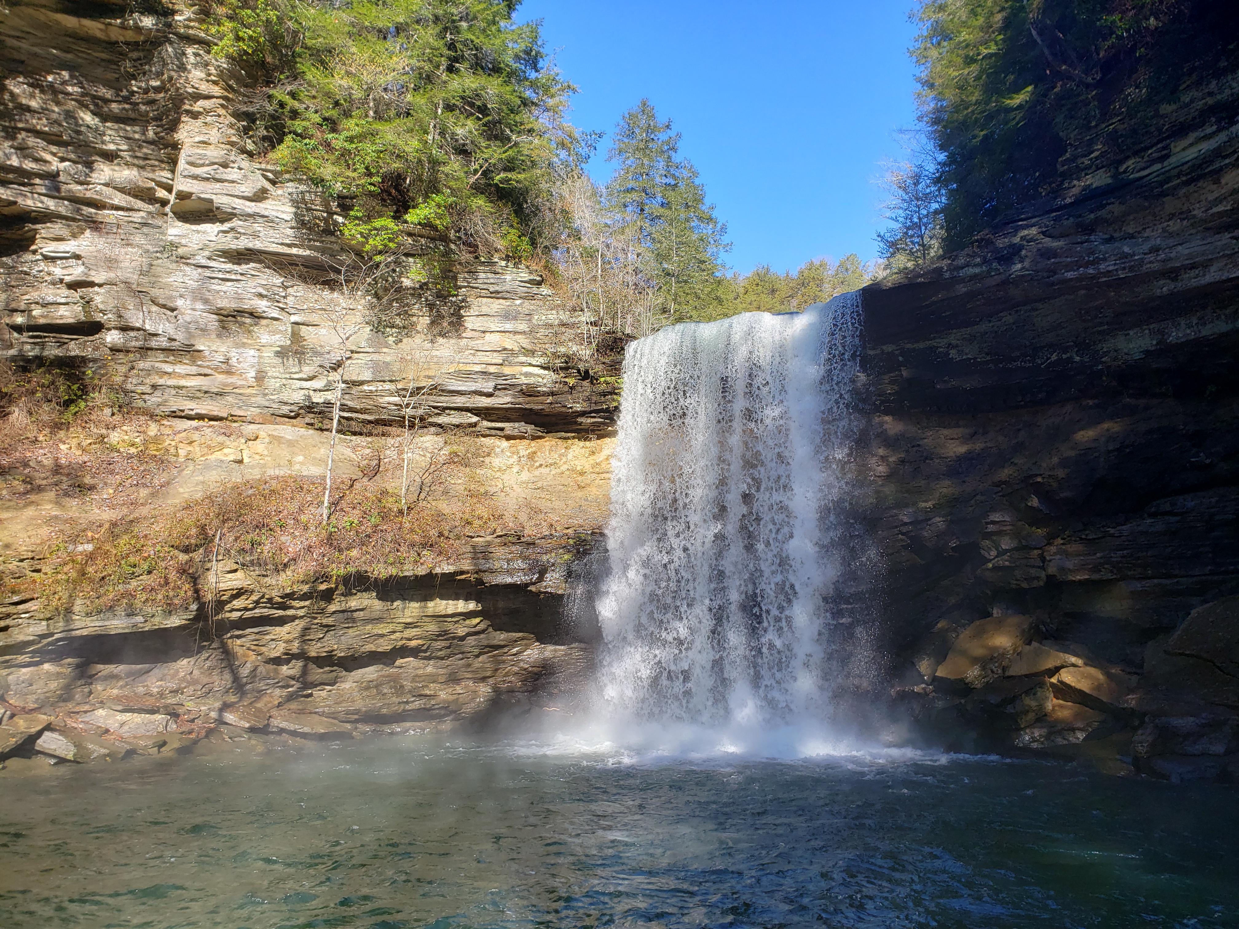 Greeter Falls, Altamont, Tn...after a week of rain, the volume of water