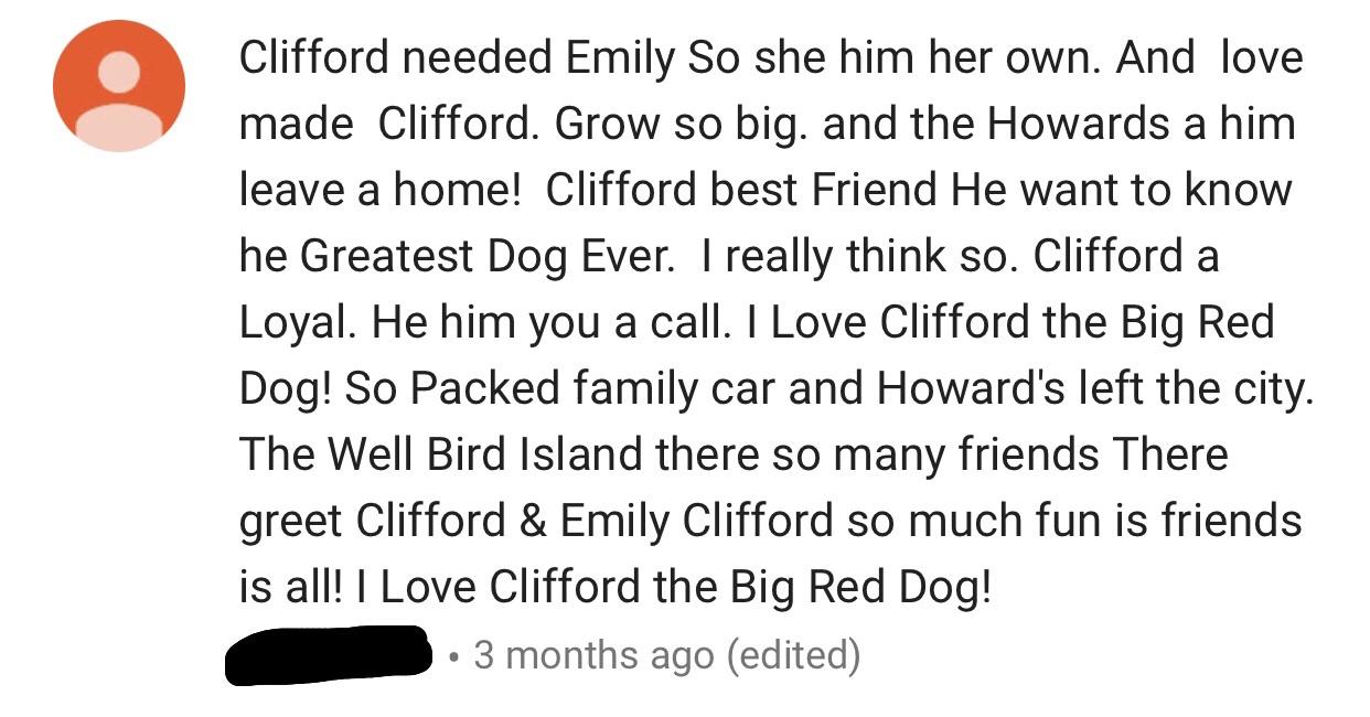 I Love Clifford the Big Red Dog! ihadastroke