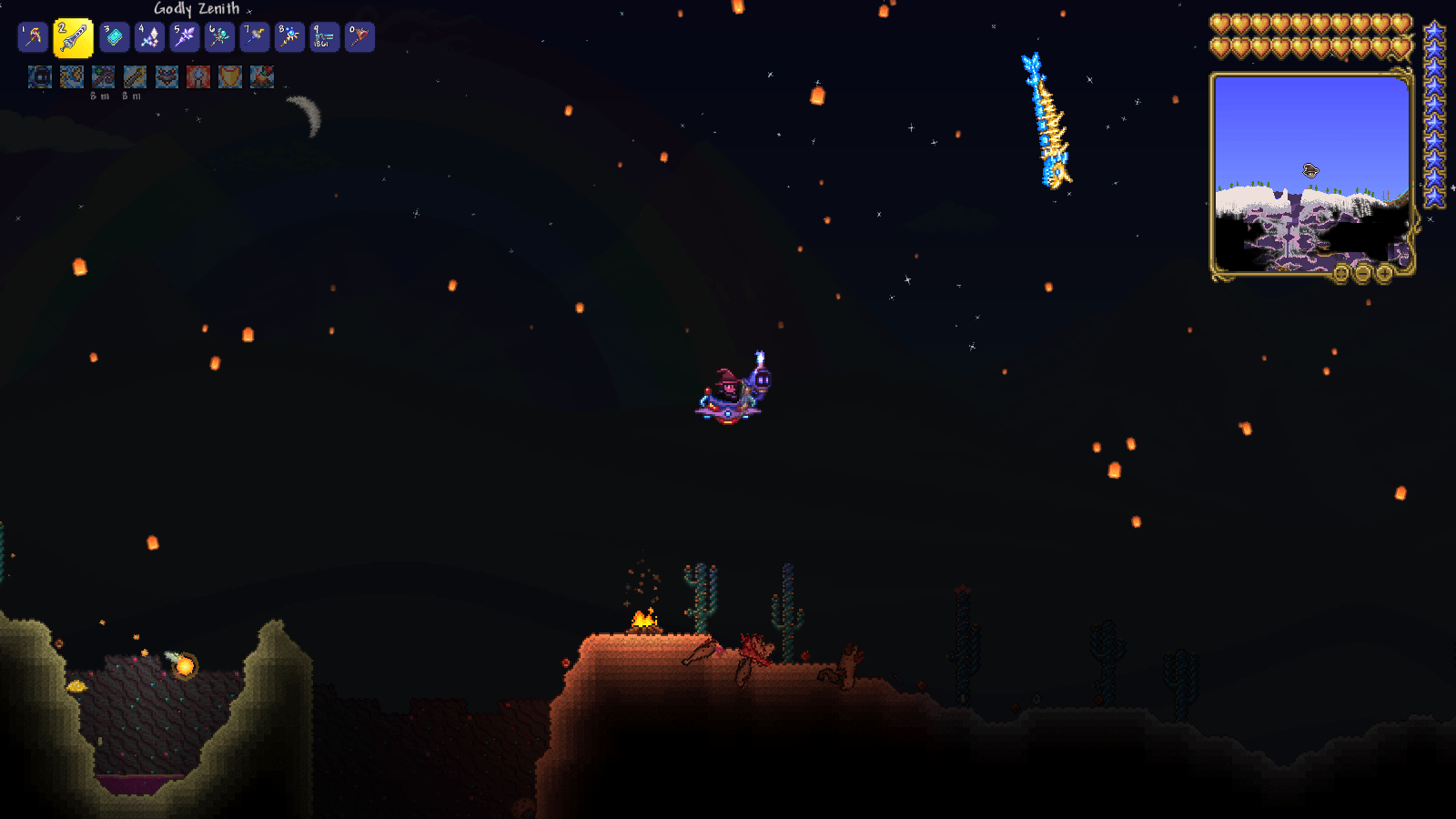 Orange Lights in the background? Anyone know what's going on here? r