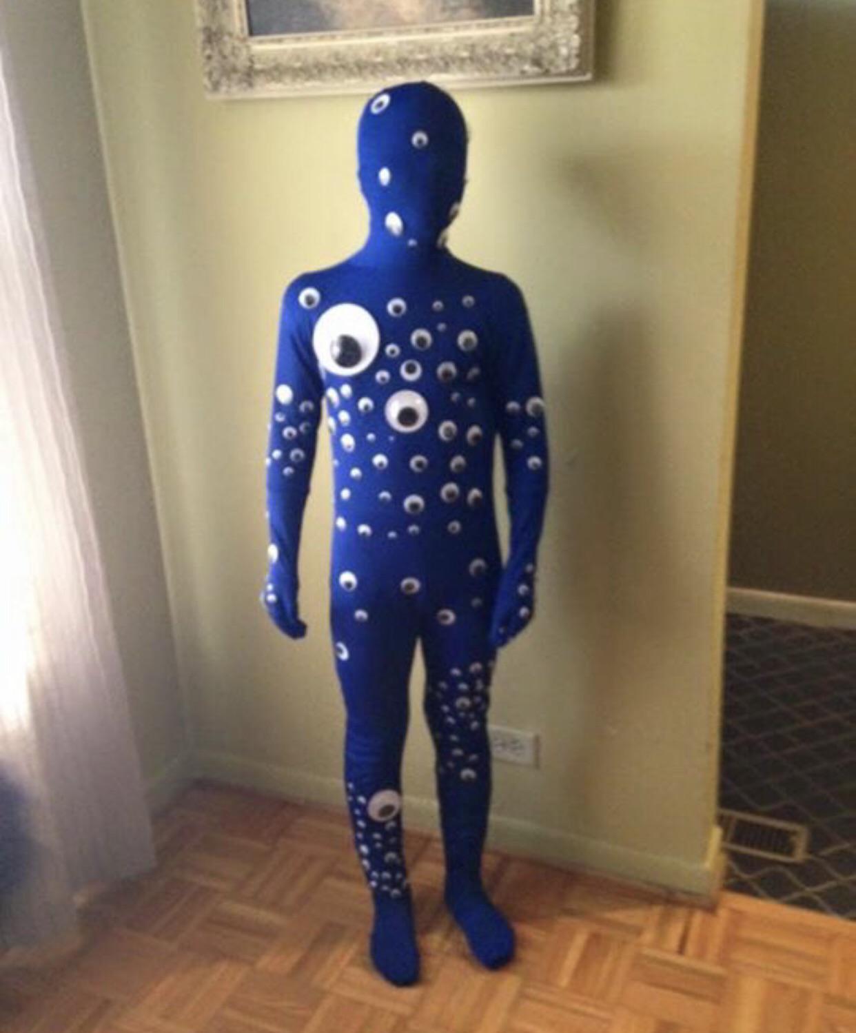 Blue eyed monster! r/Halloween_Costumes