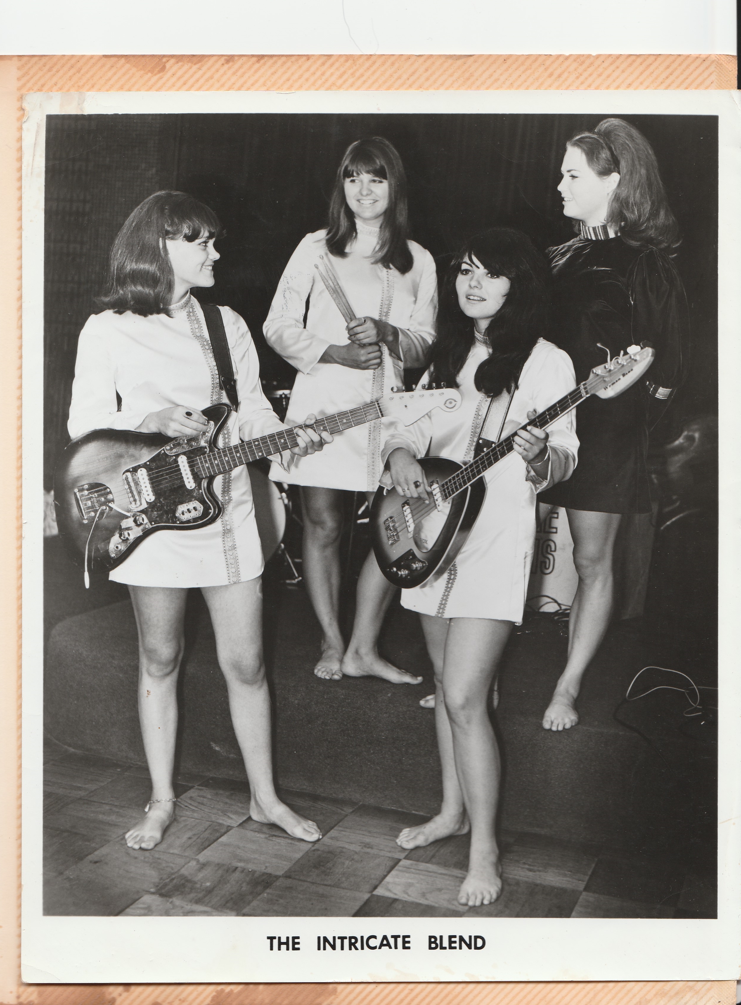 My mom's all girl rock band in the 60's. r/OldSchoolCool