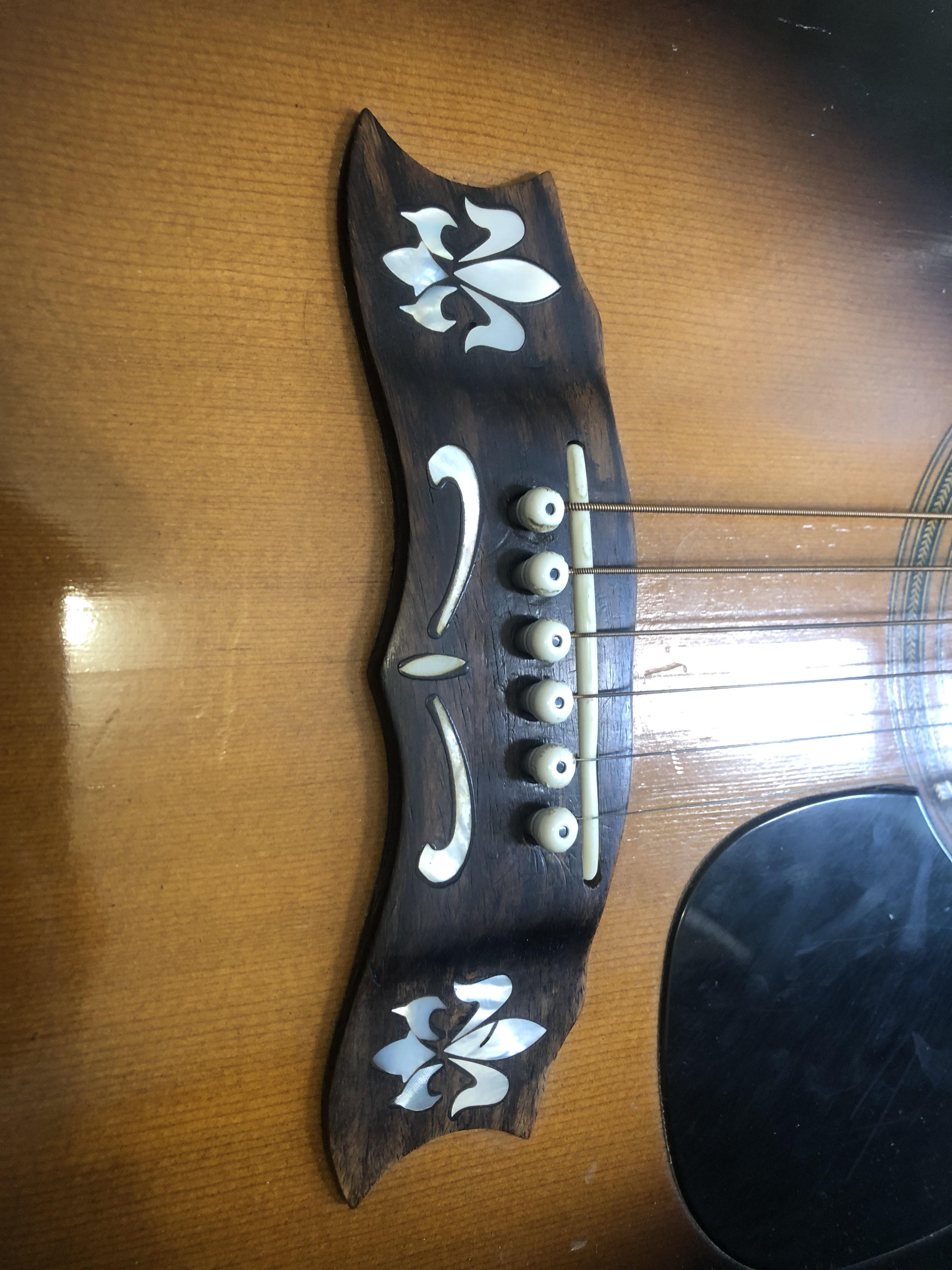 Rare Gibson Acoustic Bridge r/guitars