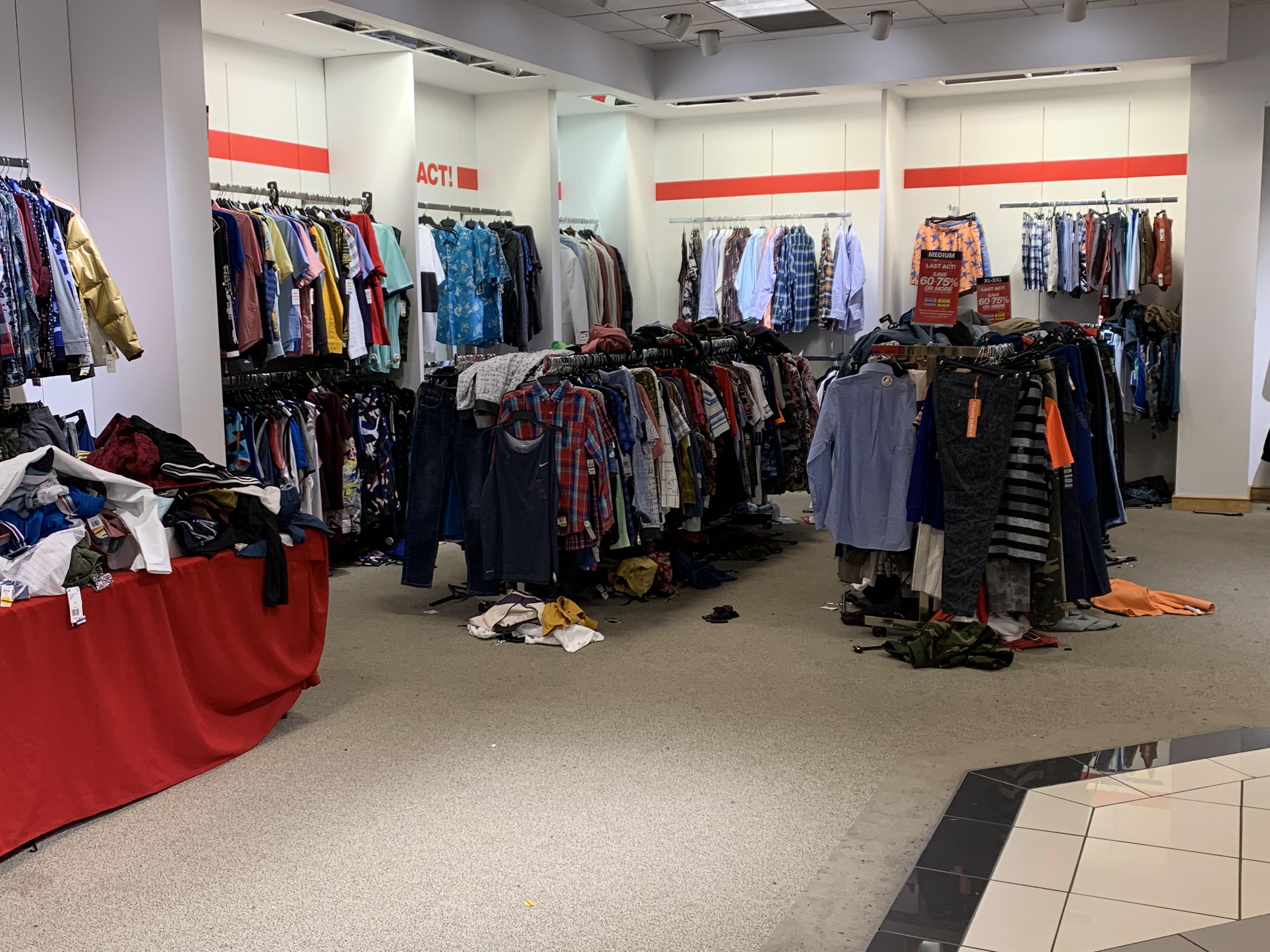 Really messy, dirty Macy’s at the Dayton mall. It’s sad because this is