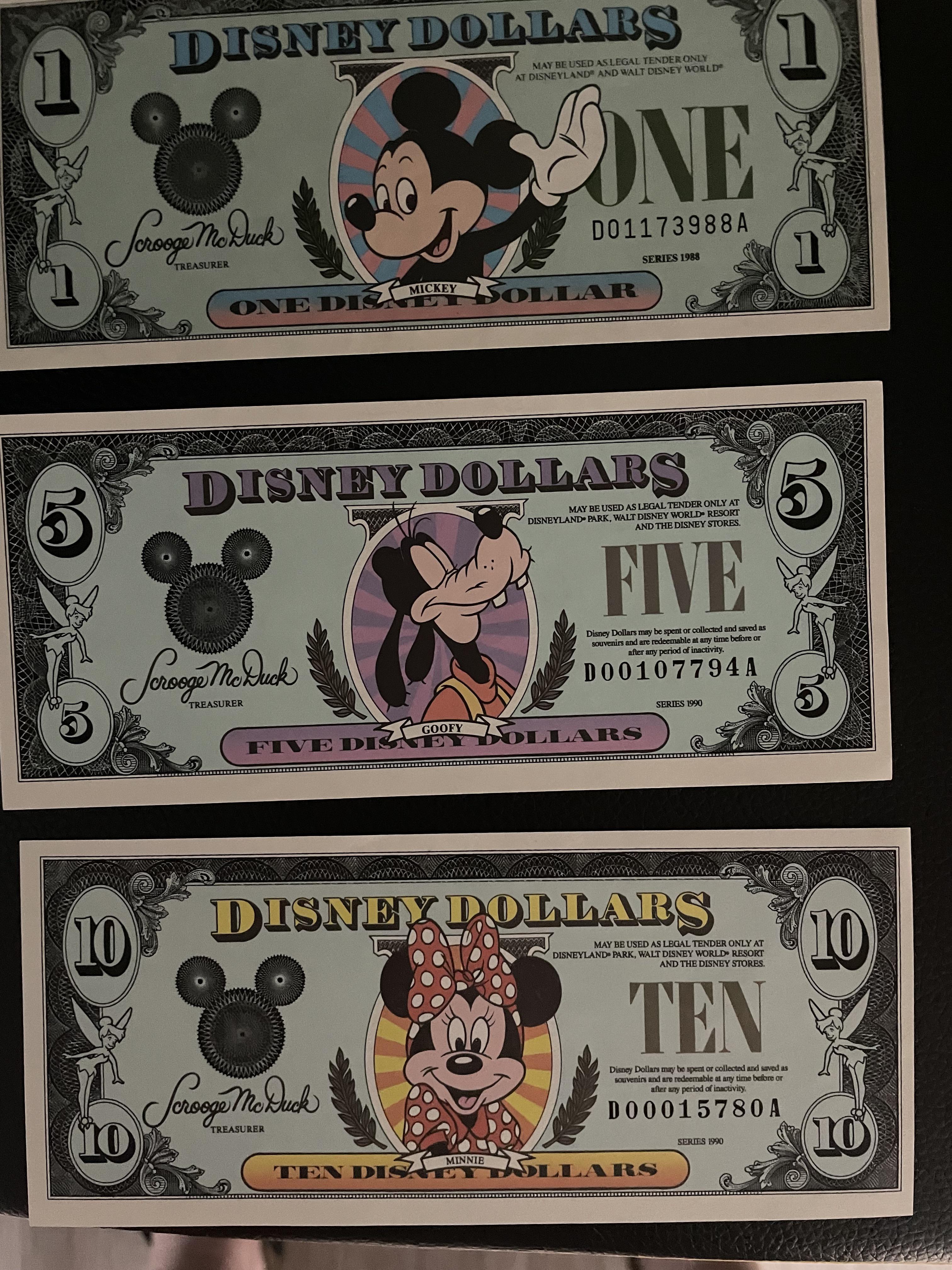 Do y’all remember Disney dollars? r/Disneyland